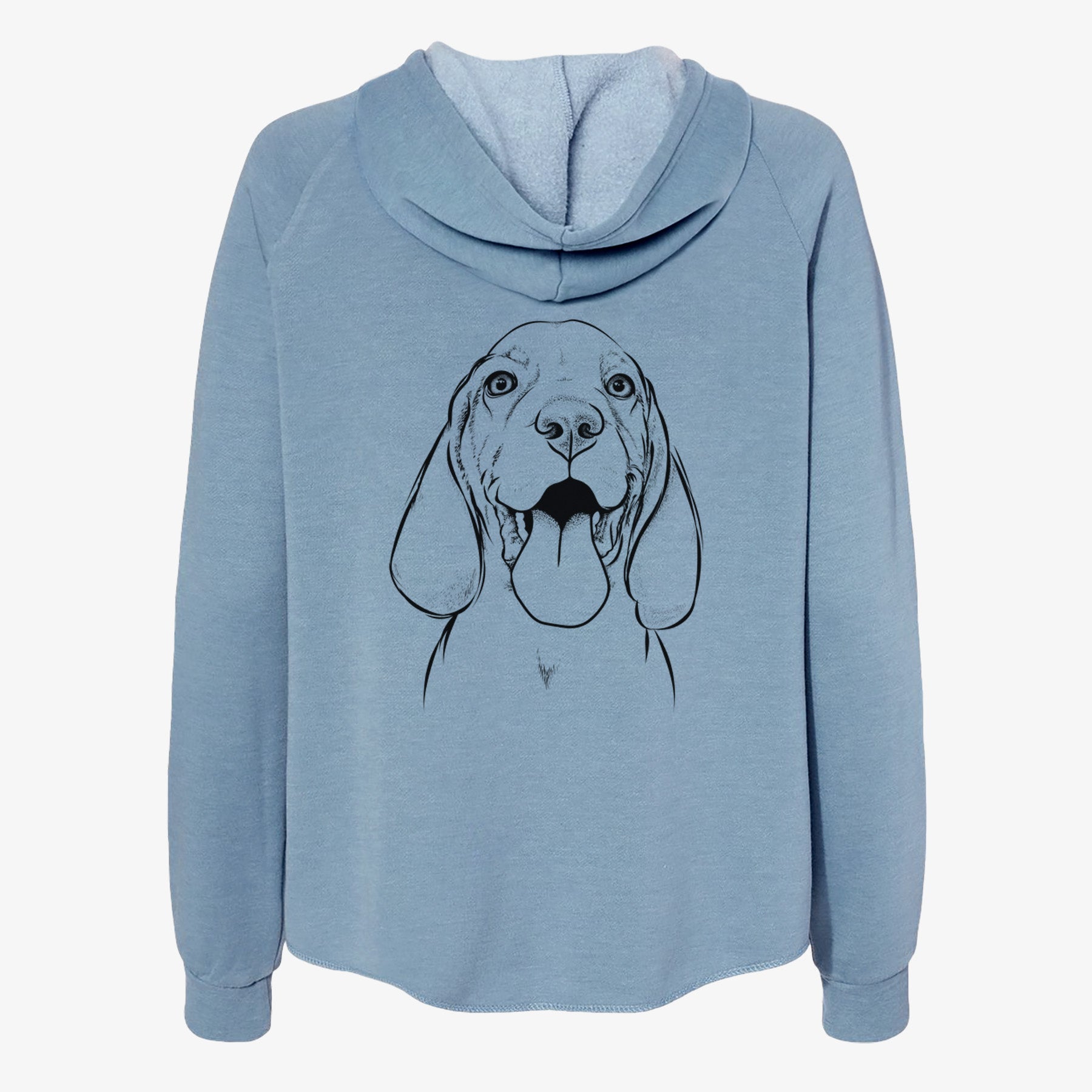 Bodi the Vizsla - Women's Cali Wave Zip-Up Sweatshirt