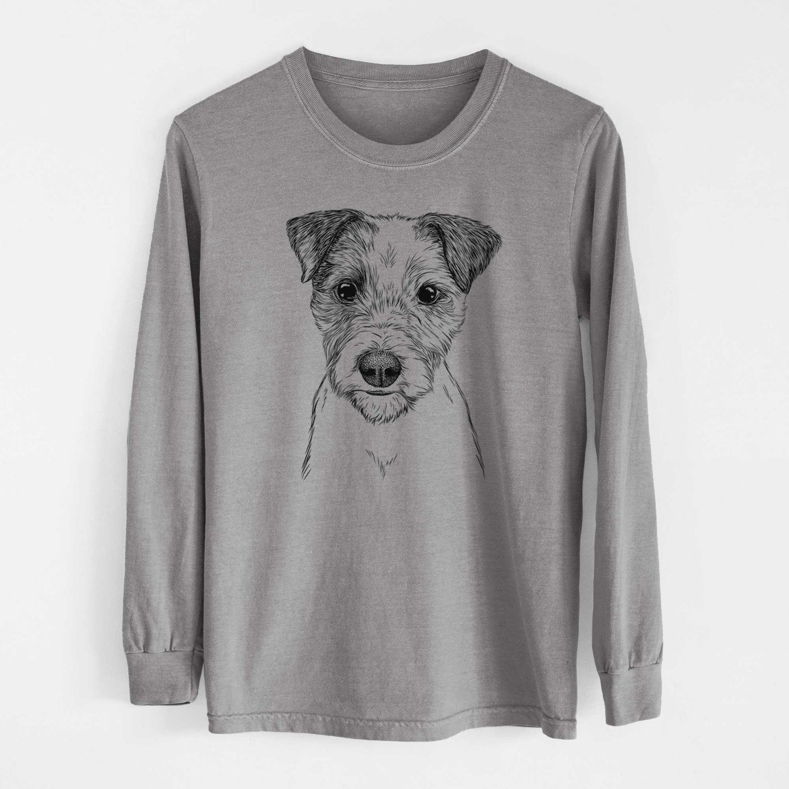 Bare Bogart the Parson Russell Terrier - Heavyweight 100% Cotton Long Sleeve