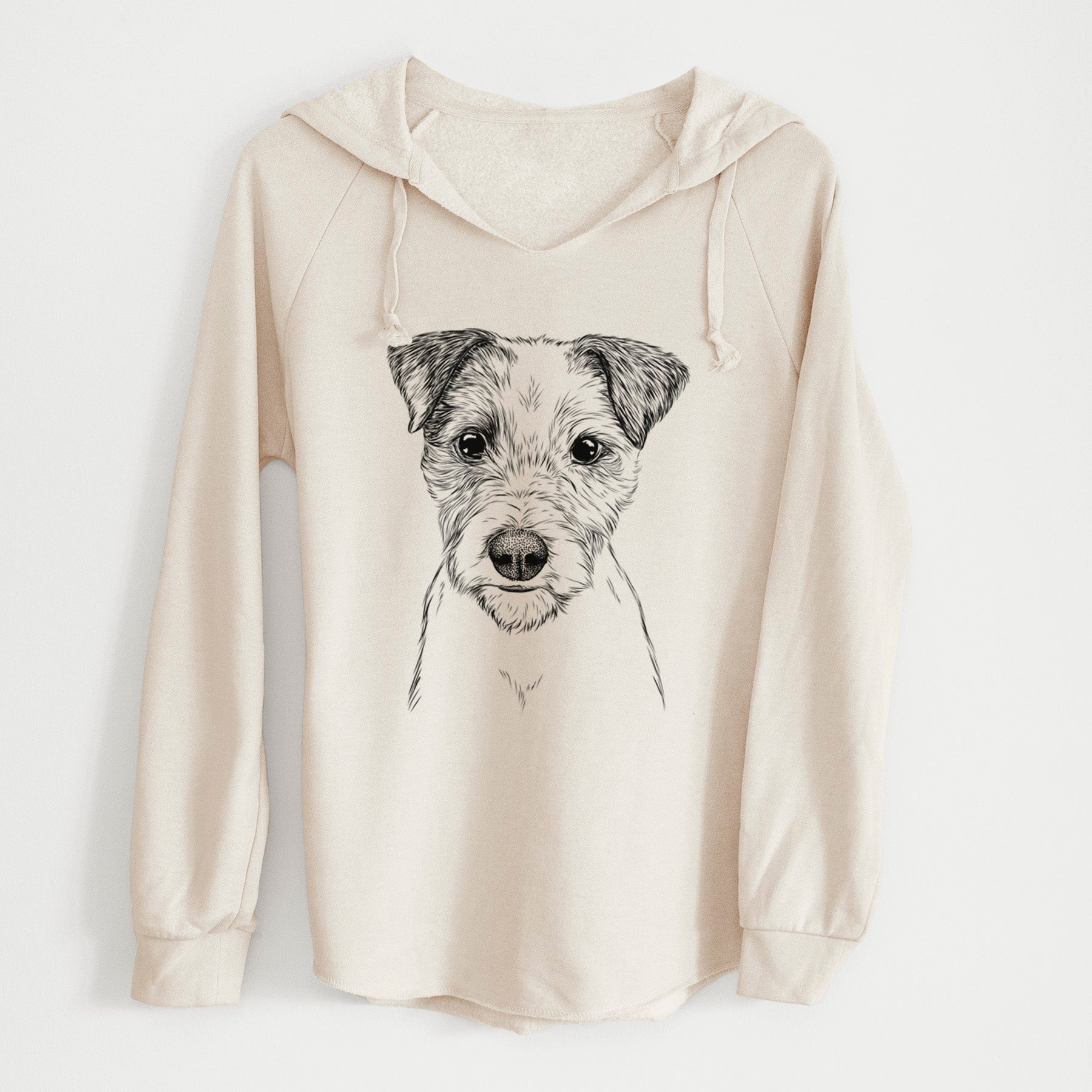 Bare Bogart the Parson Russell Terrier - Cali Wave Hooded Sweatshirt