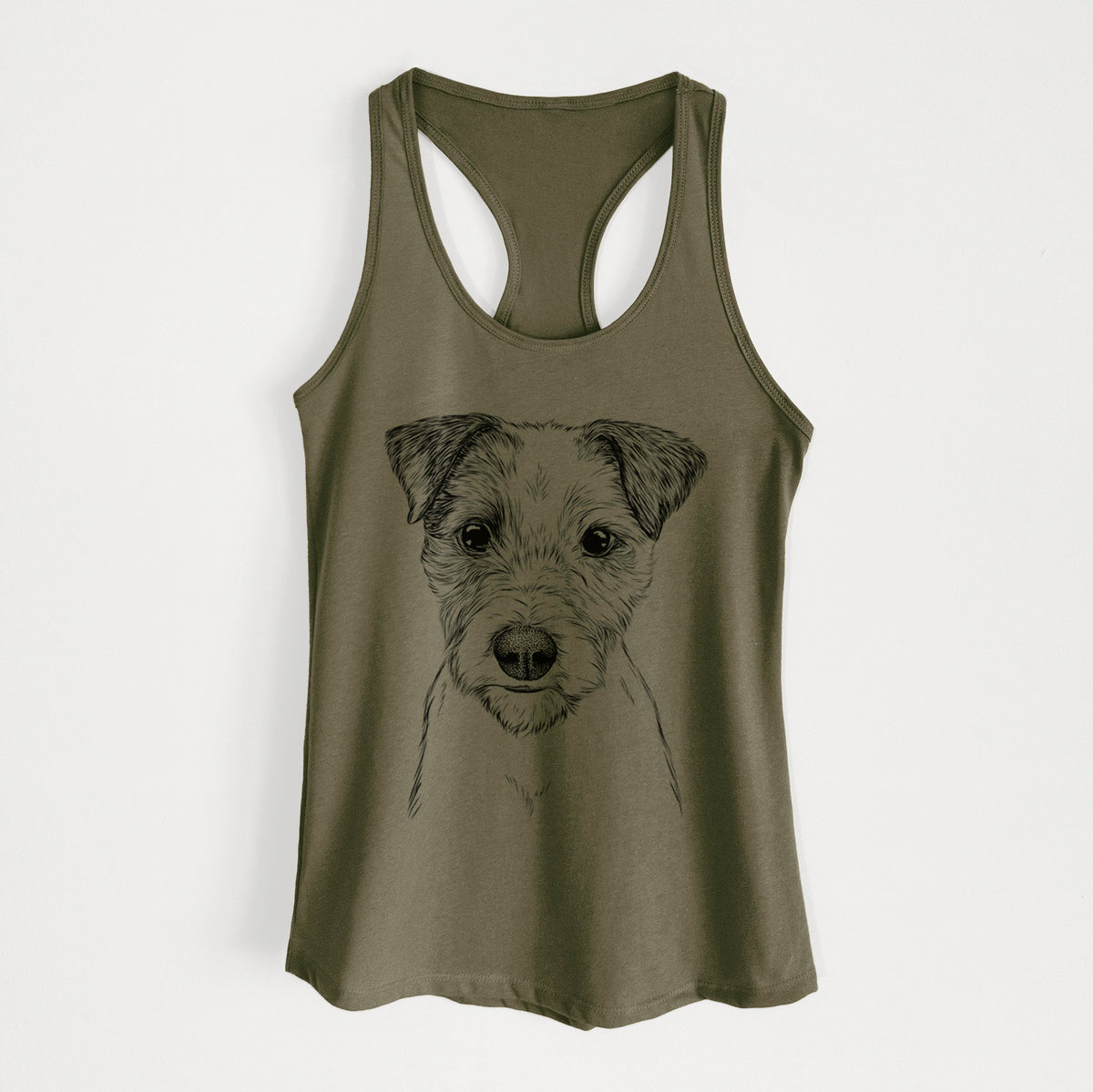 Bogart the Parson Russell Terrier - Women's Racerback Tanktop