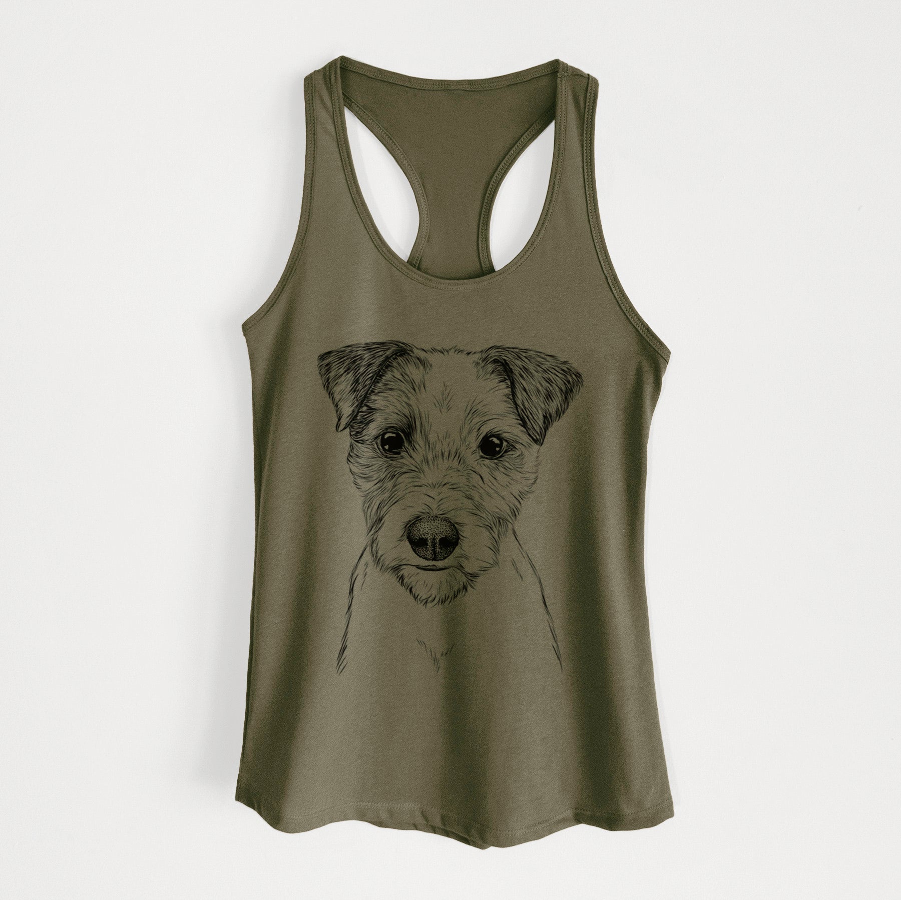 Bogart the Parson Russell Terrier - Women's Racerback Tanktop