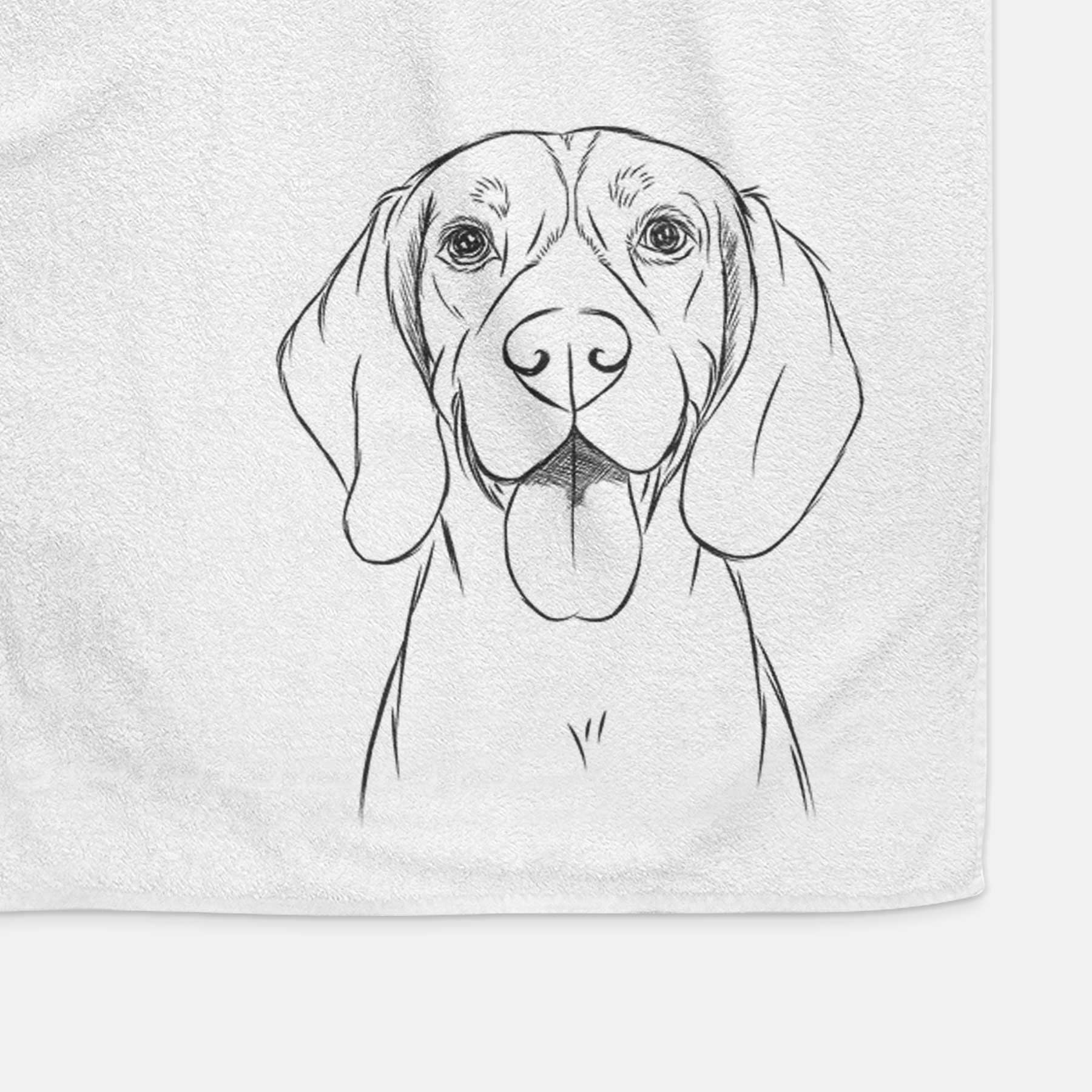 Bogie the Beagle Decorative Hand Towel