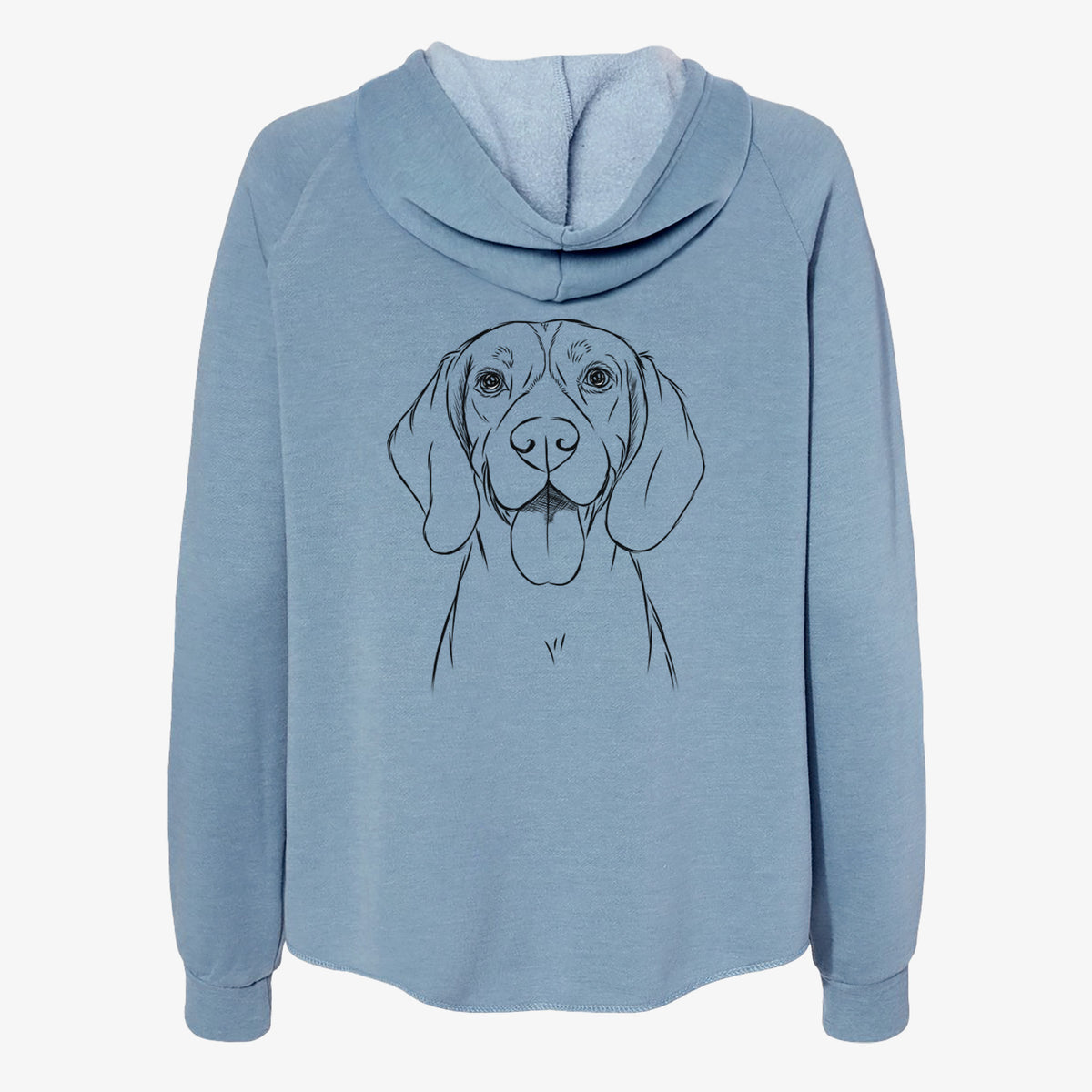 Bogie the Beagle - Women's Cali Wave Zip-Up Sweatshirt