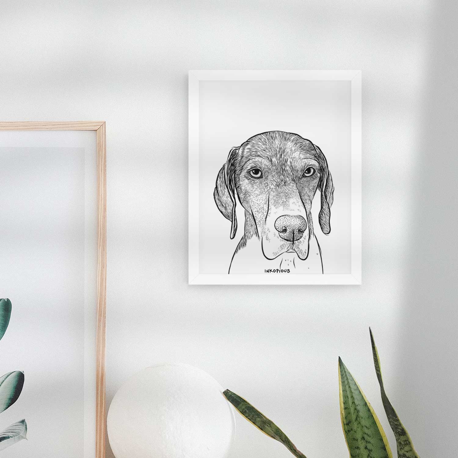 Bohdi the German Shorthaired Pointer Art Print