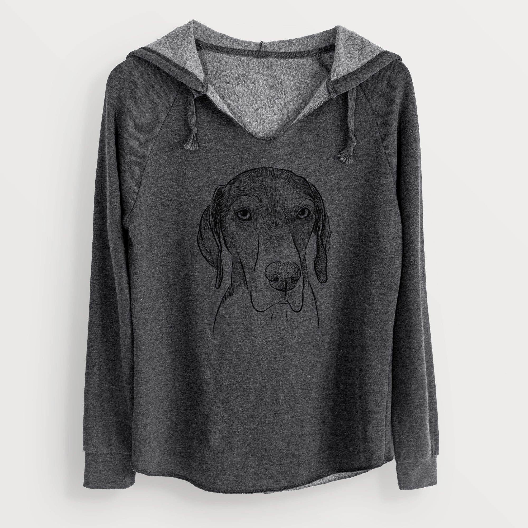 Bare Bohdi the German Shorthaired Pointer - Cali Wave Hooded Sweatshirt