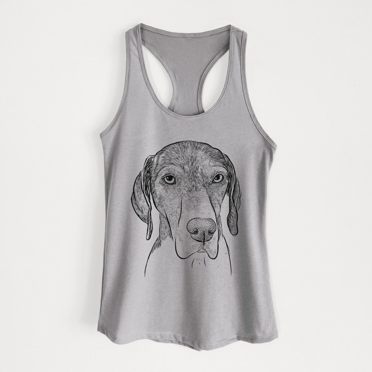 Bohdi the German Shorthaired Pointer - Women&#39;s Racerback Tanktop