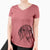 Bare Bohdi the German Shorthaired Pointer - Women's V-neck Shirt