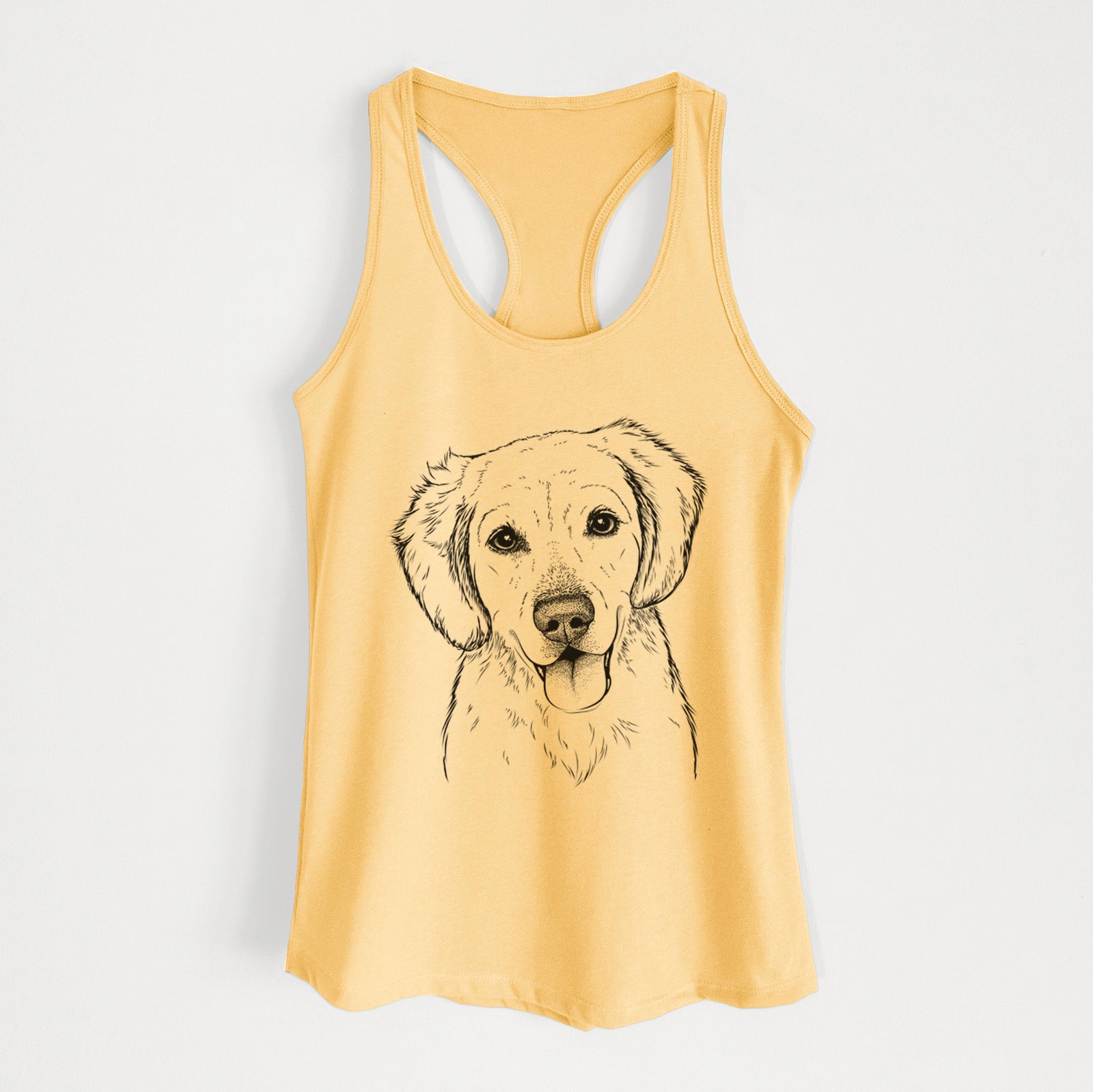 Bojo the Golden Retriever - Women's Racerback Tanktop