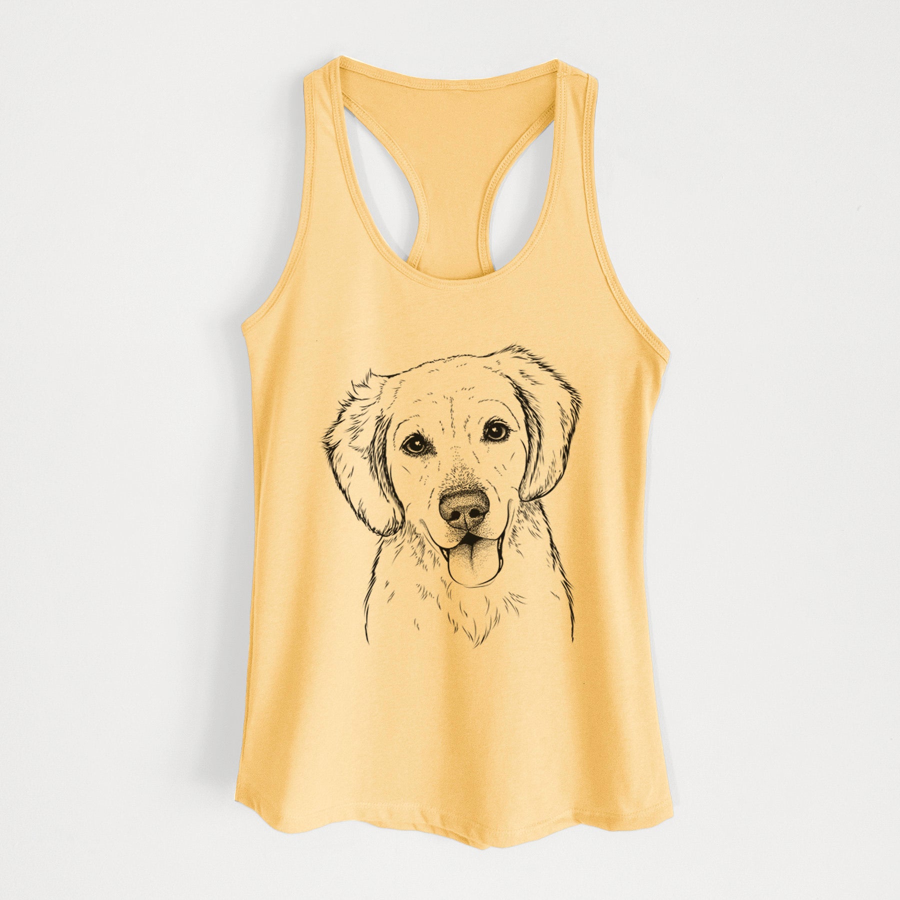 Bojo the Golden Retriever - Women's Racerback Tanktop