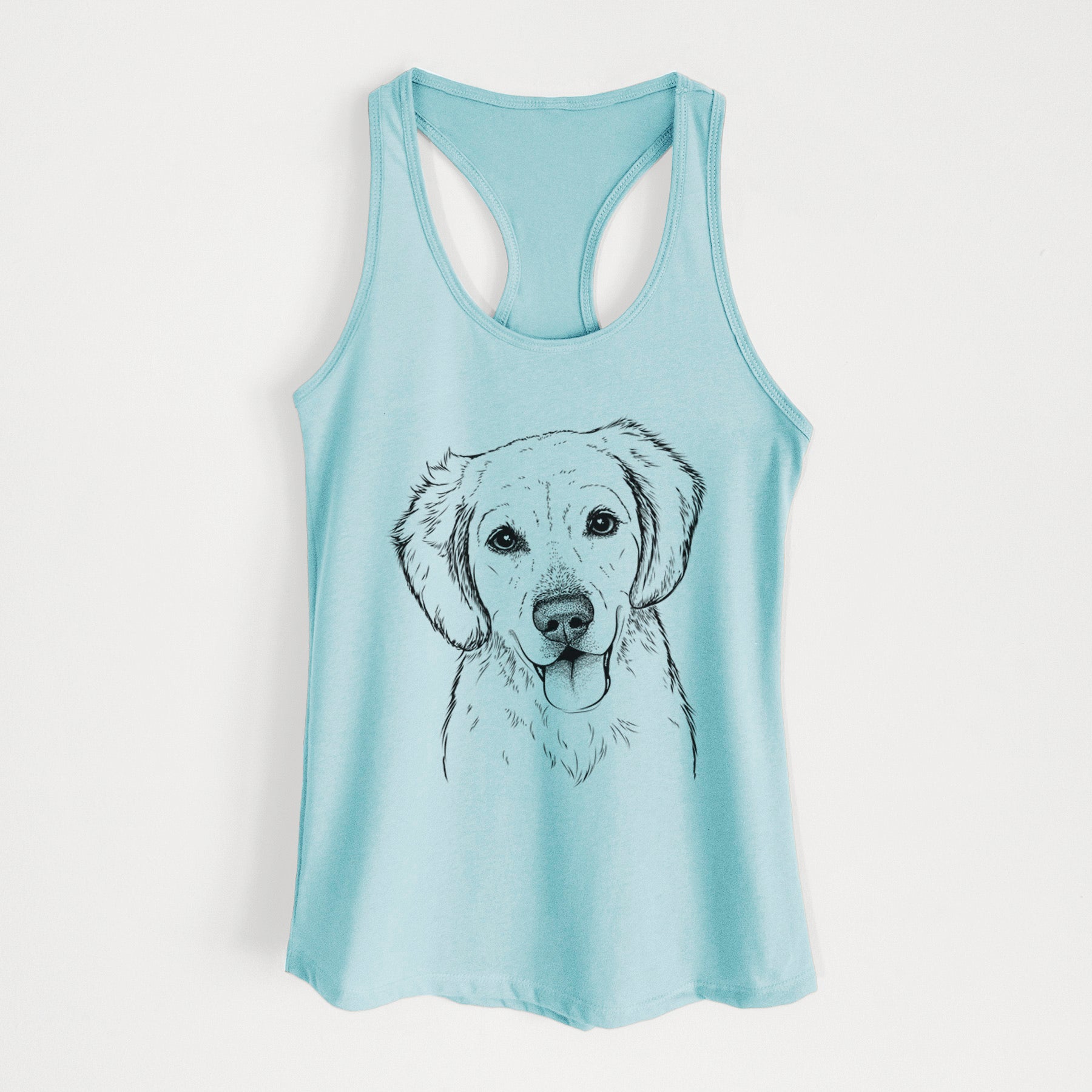 Bojo the Golden Retriever - Women's Racerback Tanktop