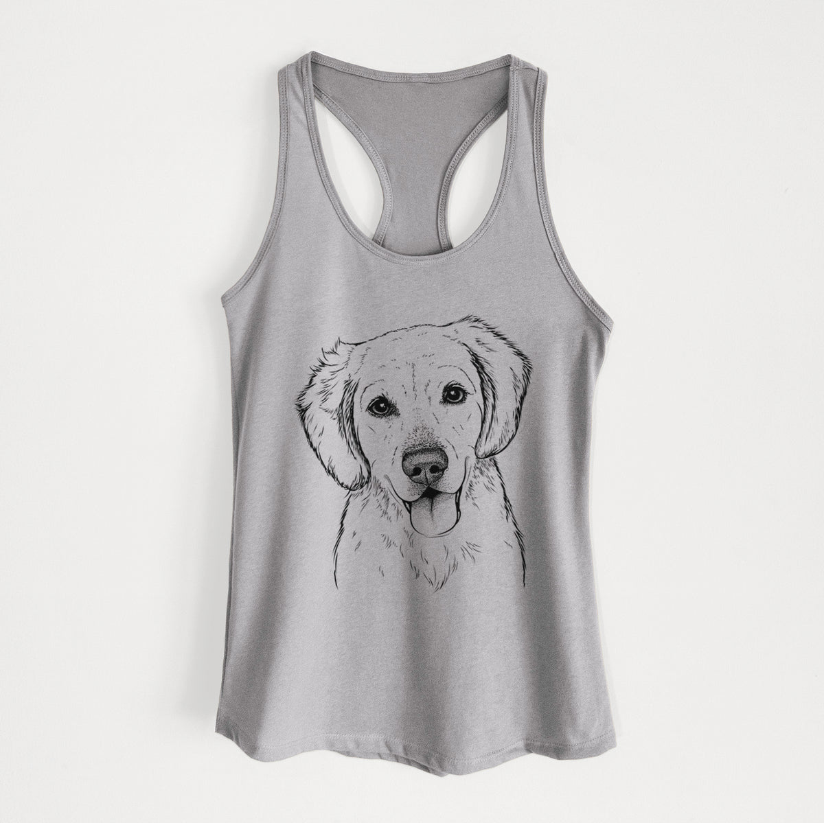 Bojo the Golden Retriever - Women&#39;s Racerback Tanktop