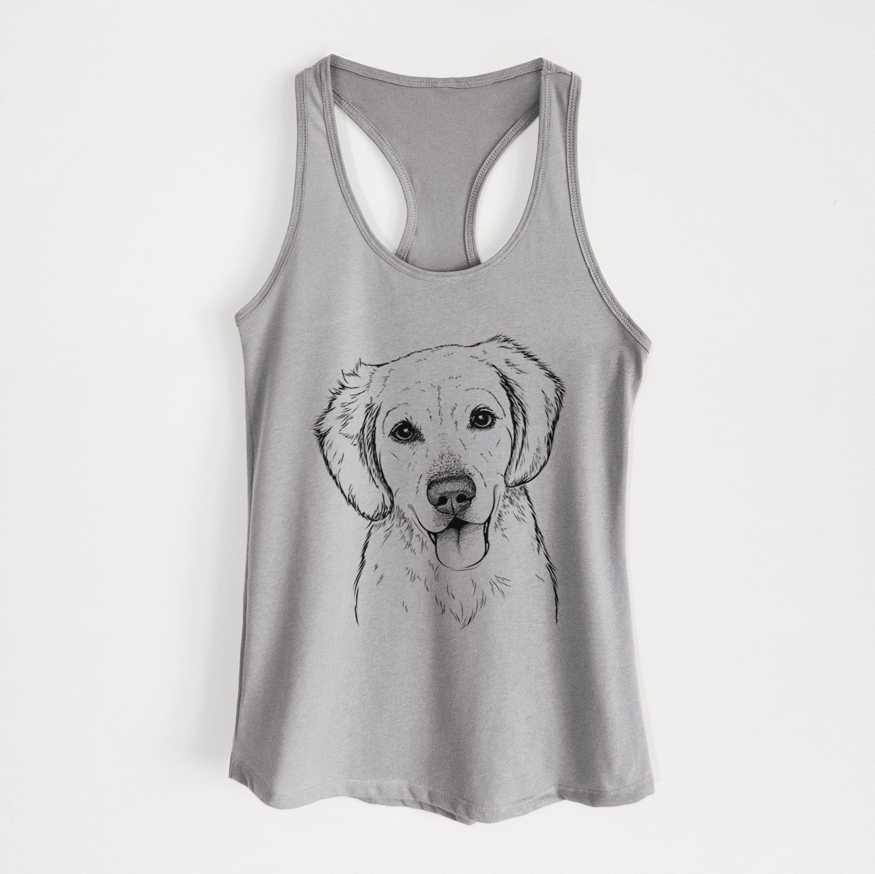 Bojo the Golden Retriever - Women's Racerback Tanktop