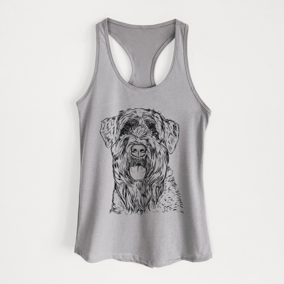 Bonnie the Bouvier Des Flandres - Women&#39;s Racerback Tanktop