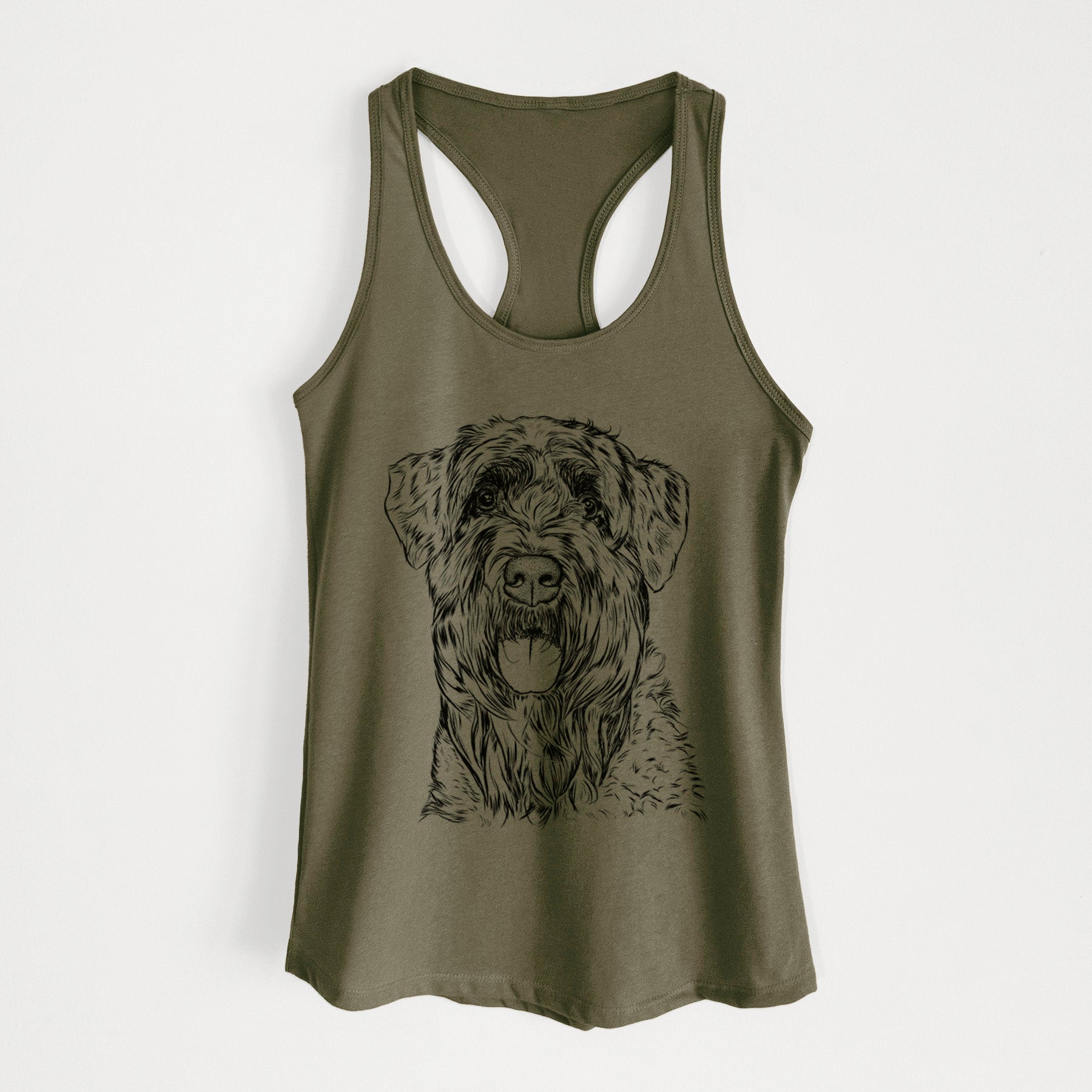 Bonnie the Bouvier Des Flandres - Women's Racerback Tanktop