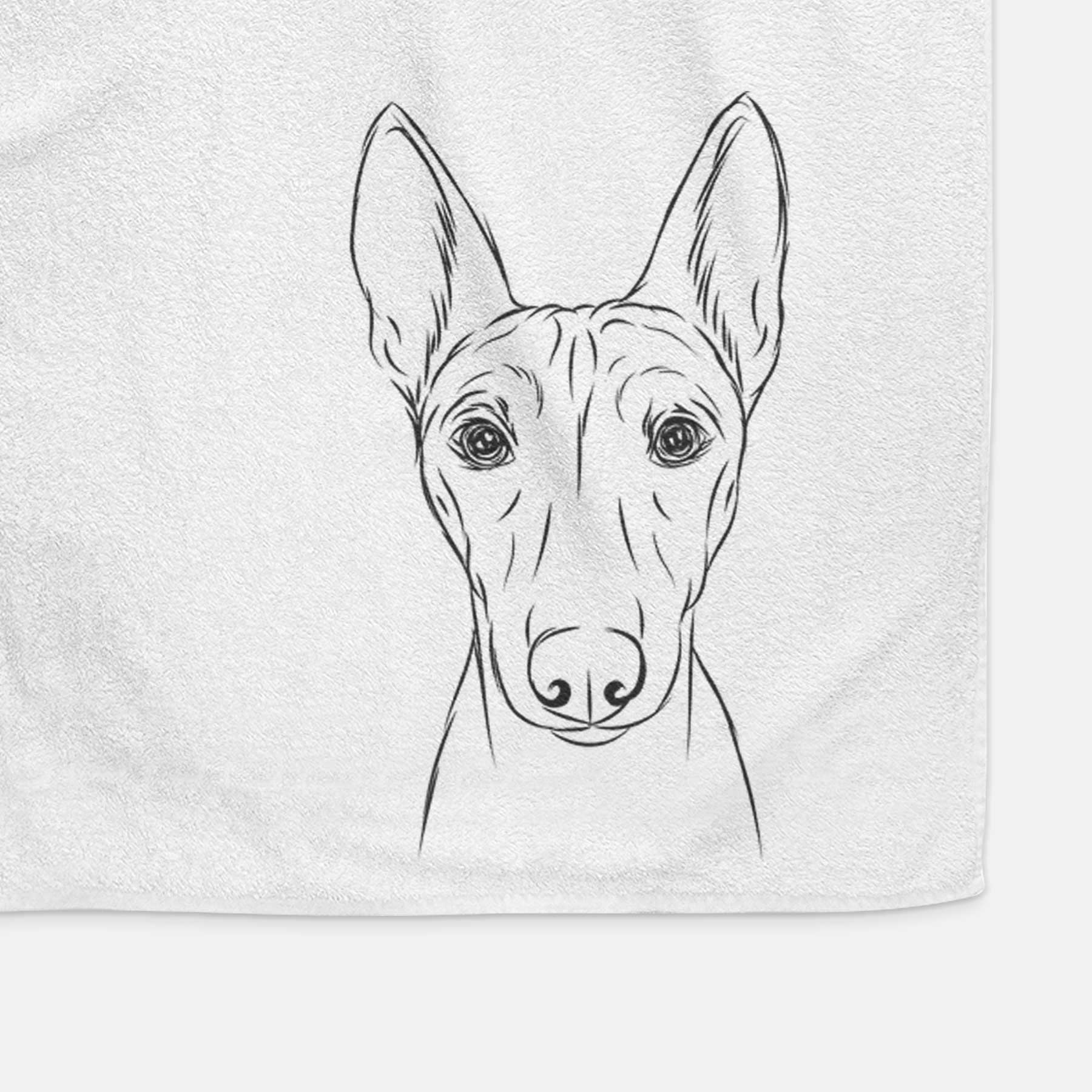 Bonsai the Basenji Decorative Hand Towel