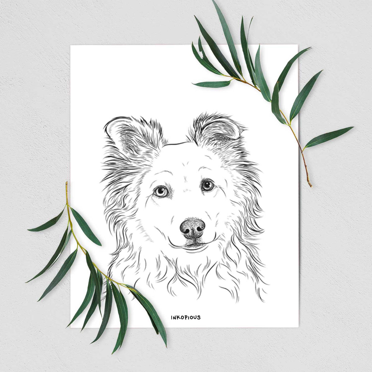 Bonsai the Mixed Breed Art Print