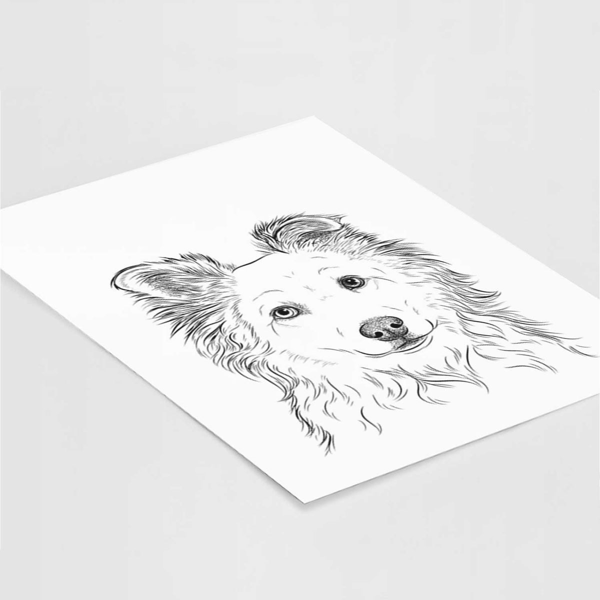 Bonsai the Mixed Breed Art Print