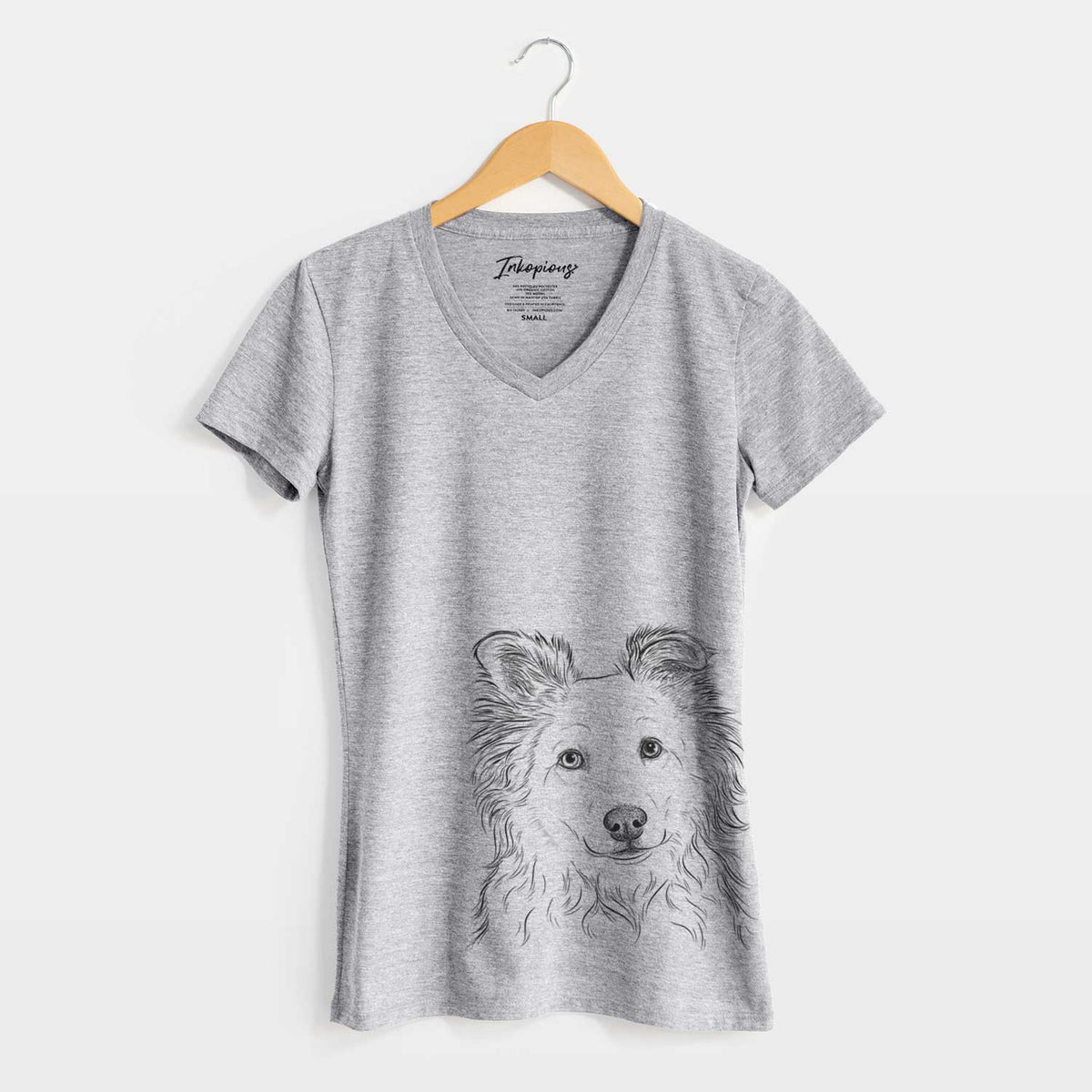 Bare Bonsai the Mixed Breed - Women's V-neck Shirt