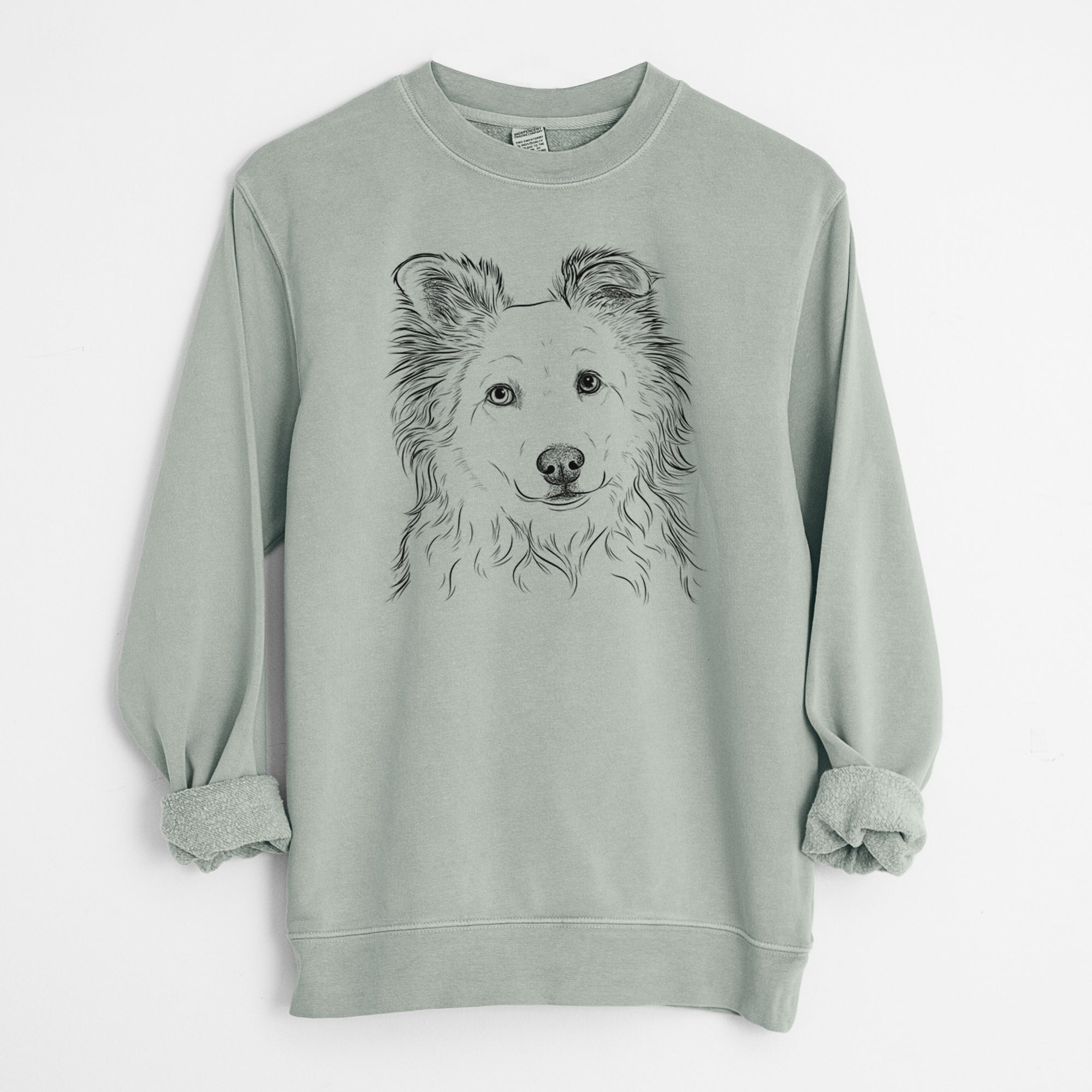 Bare Bonsai the Mixed Breed - Unisex Pigment Dyed Crew Sweatshirt