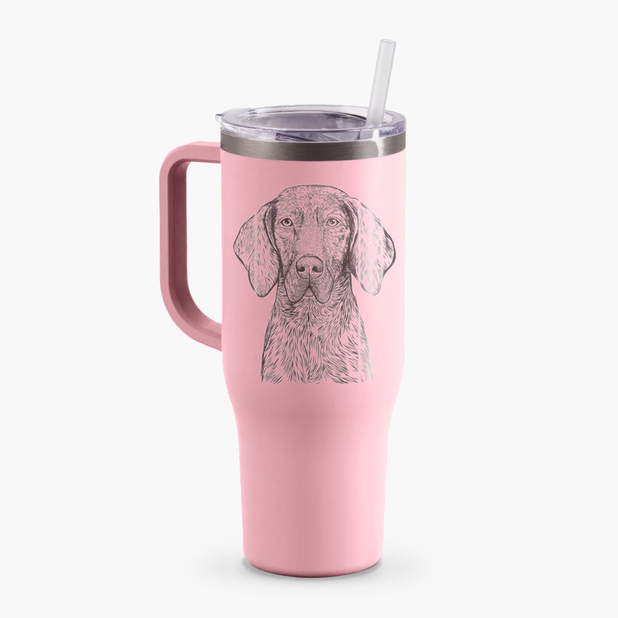 Boone the Plott Hound - 40oz Tumbler with Handle