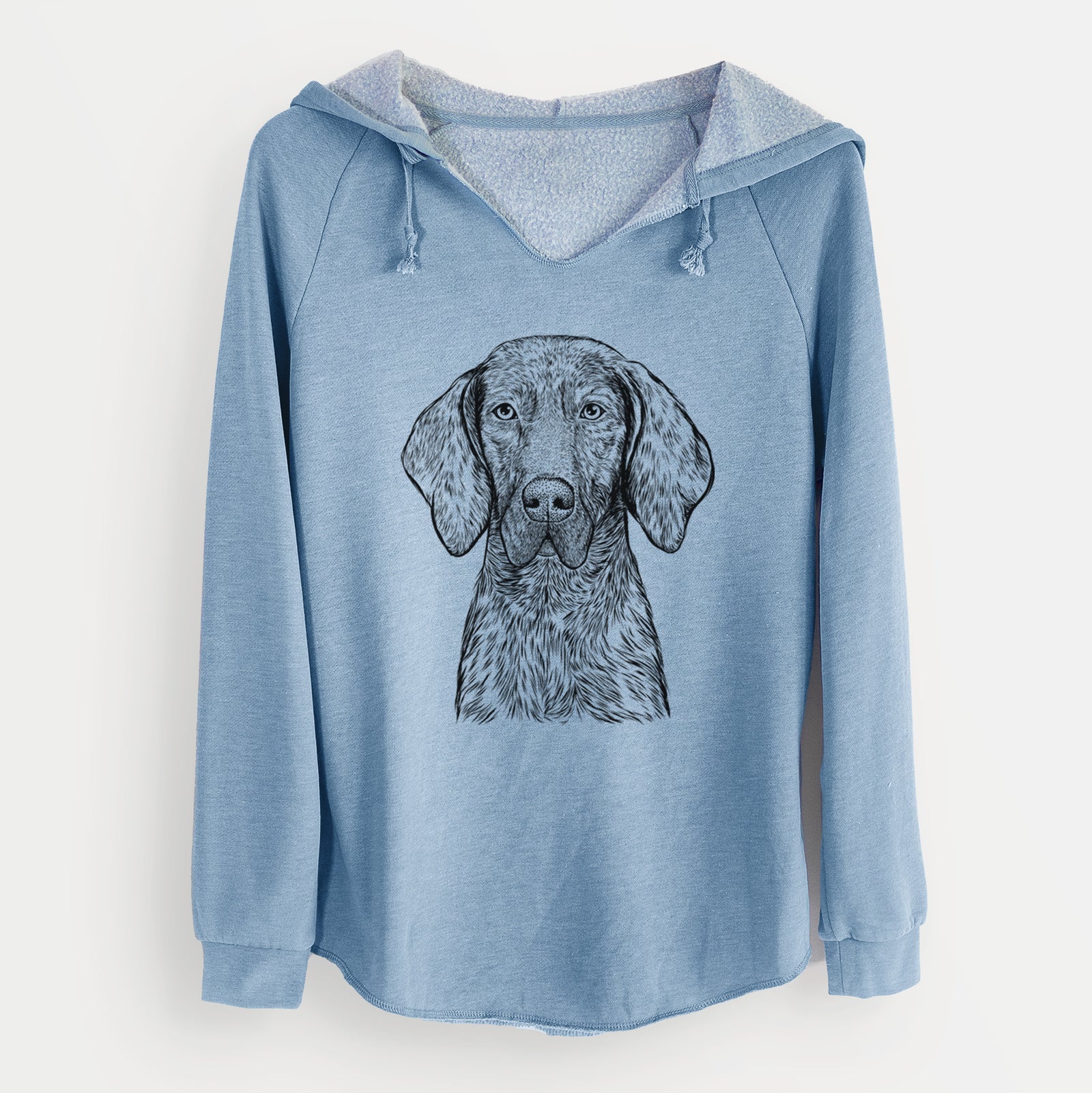 Bare Boone the Plott Hound - Cali Wave Hooded Sweatshirt