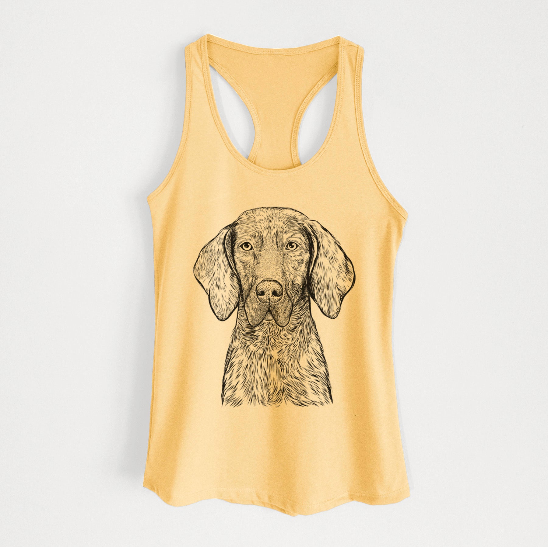 Boone the Plott Hound - Women's Racerback Tanktop