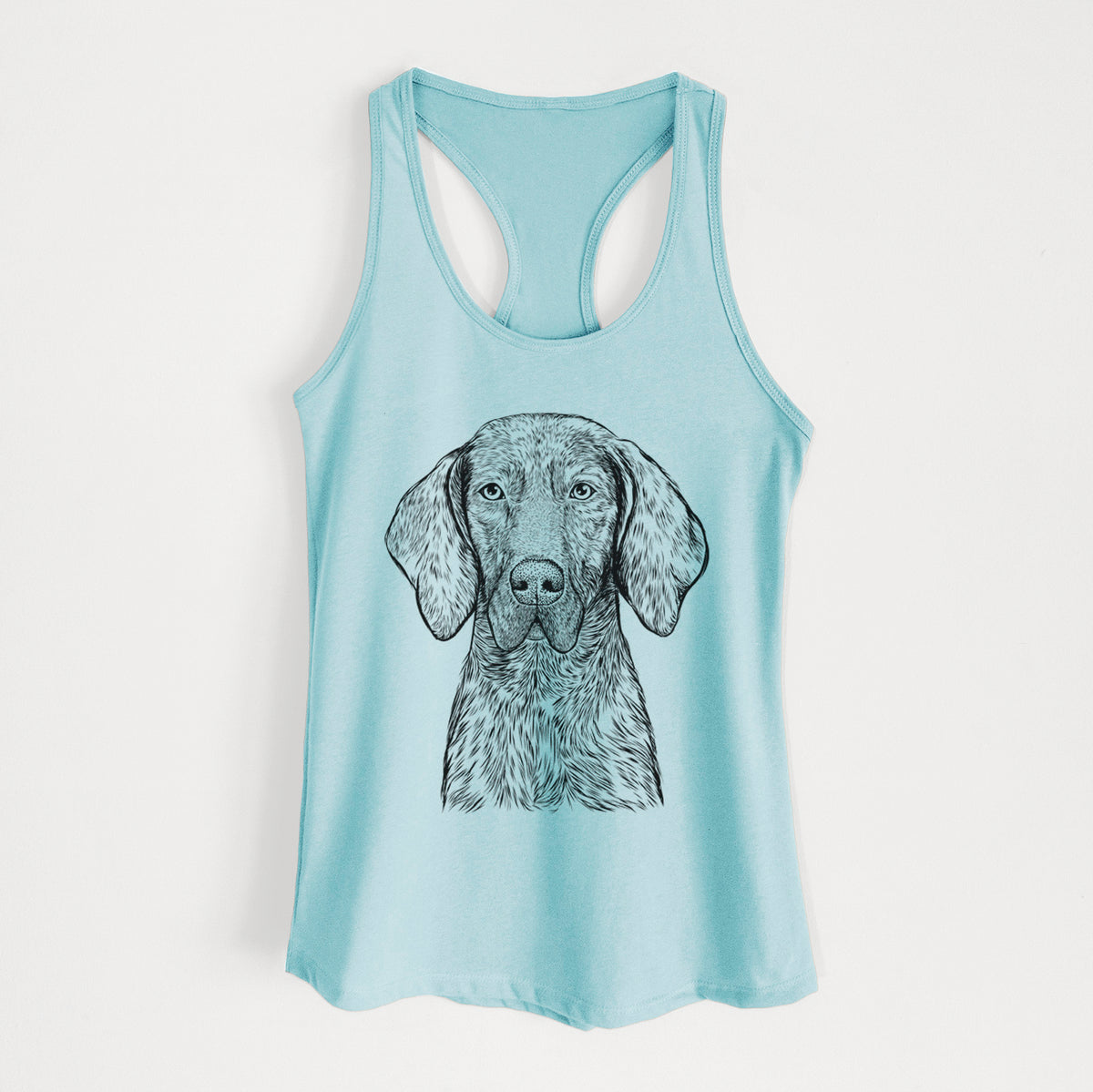 Boone the Plott Hound - Women's Racerback Tanktop