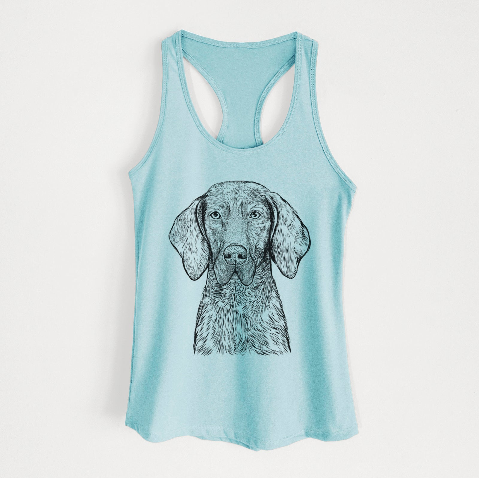 Boone the Plott Hound - Women's Racerback Tanktop