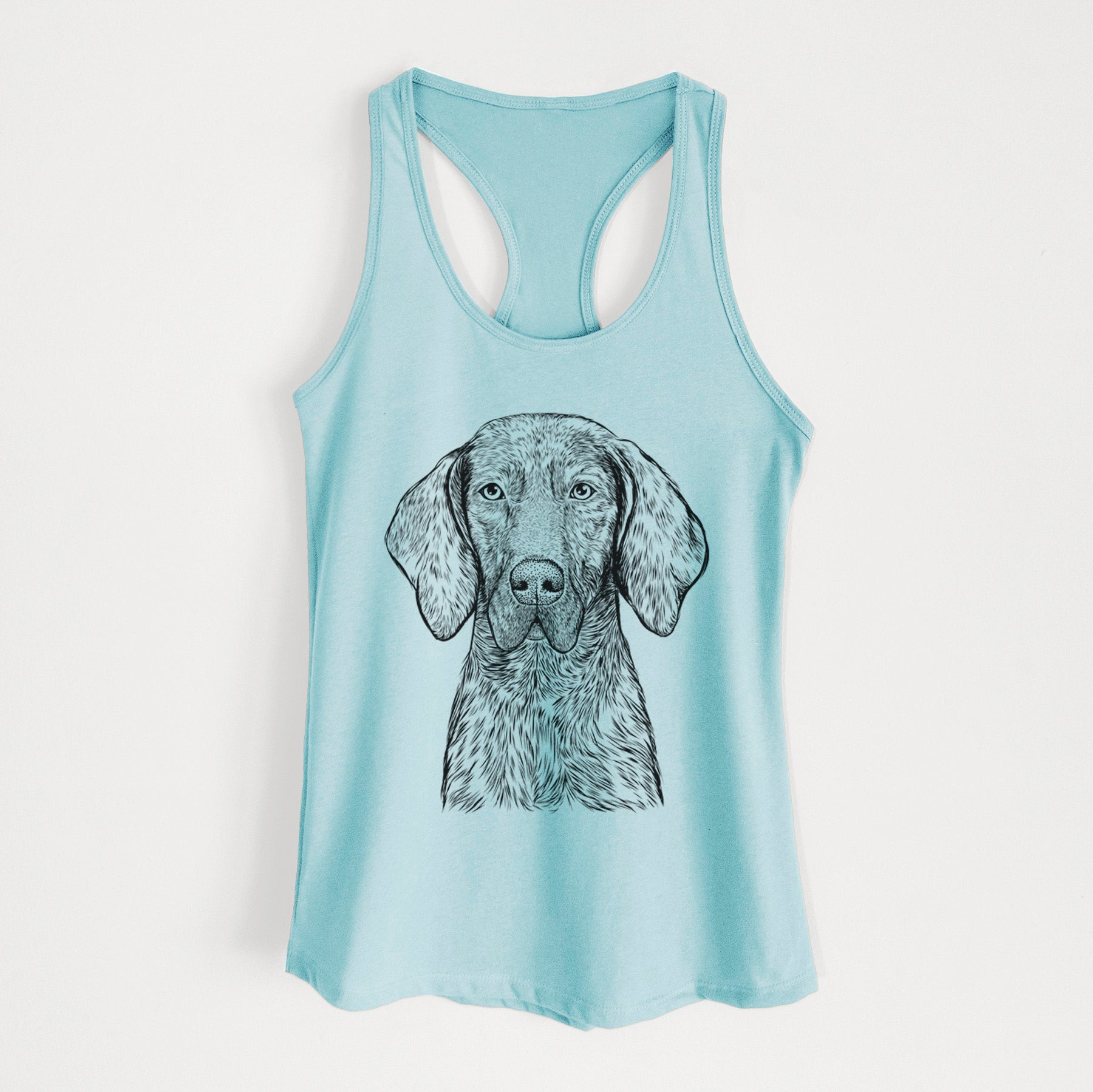 Boone the Plott Hound - Women's Racerback Tanktop