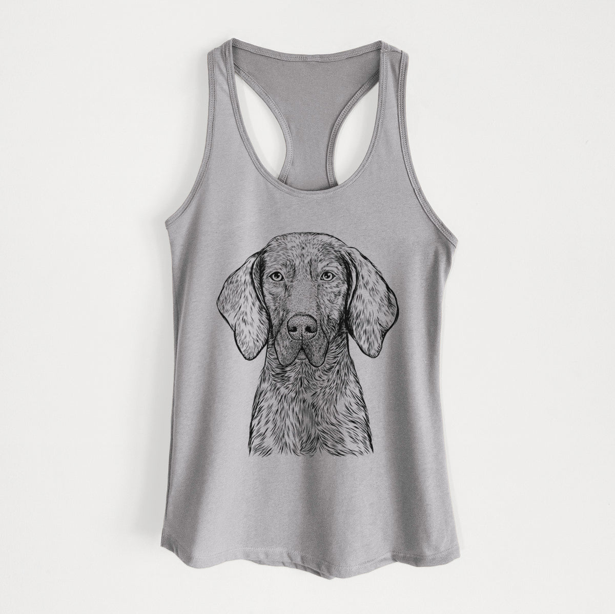 Boone the Plott Hound - Women&#39;s Racerback Tanktop