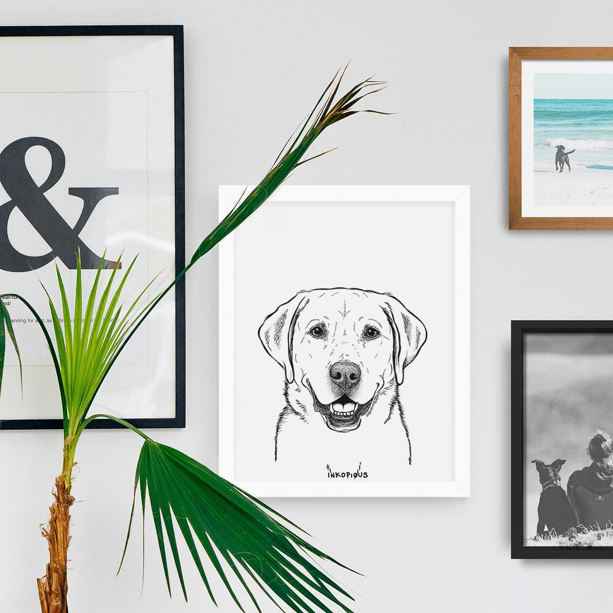 Booney the Labrador Retriever Art Print