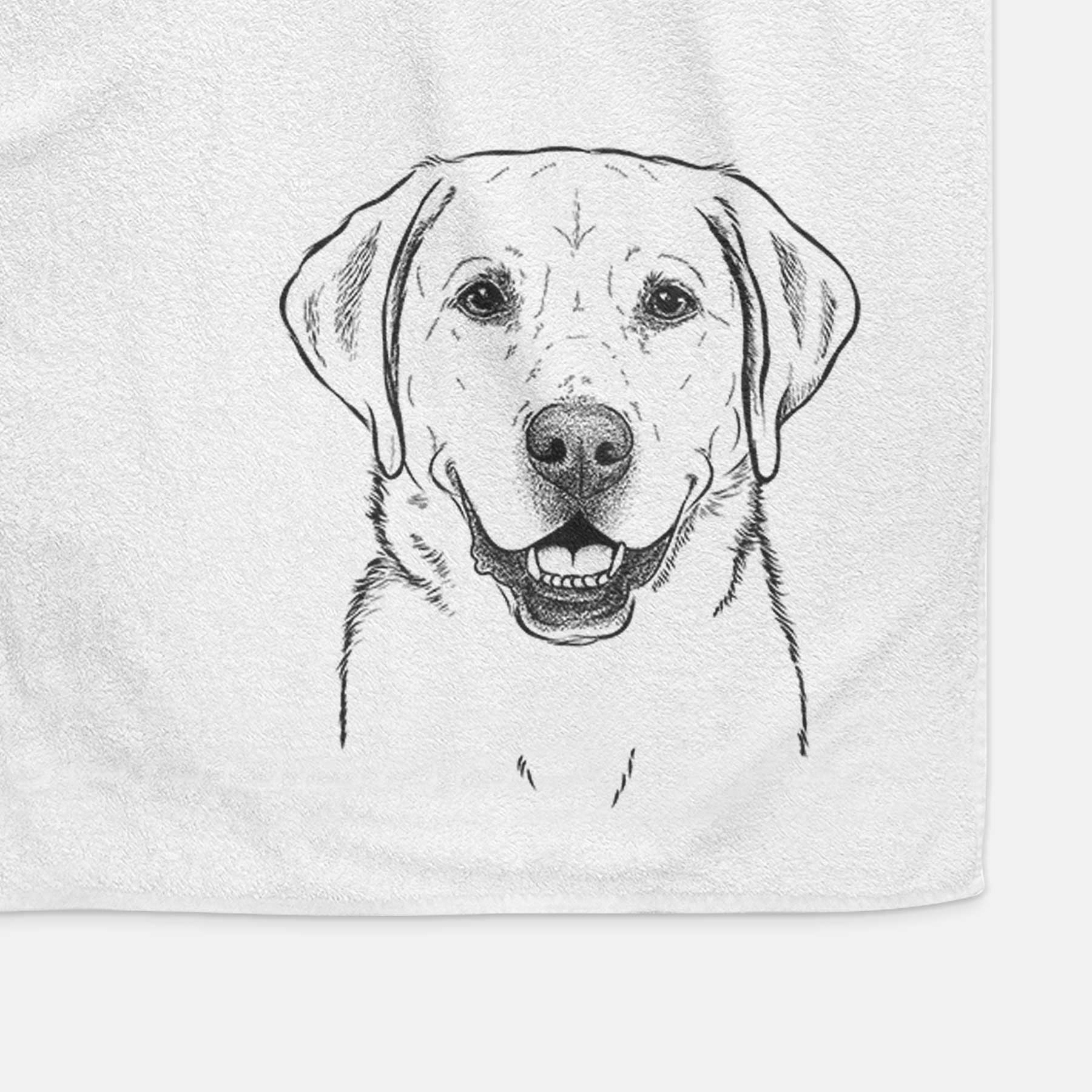 Booney the Labrador Retriever Decorative Hand Towel