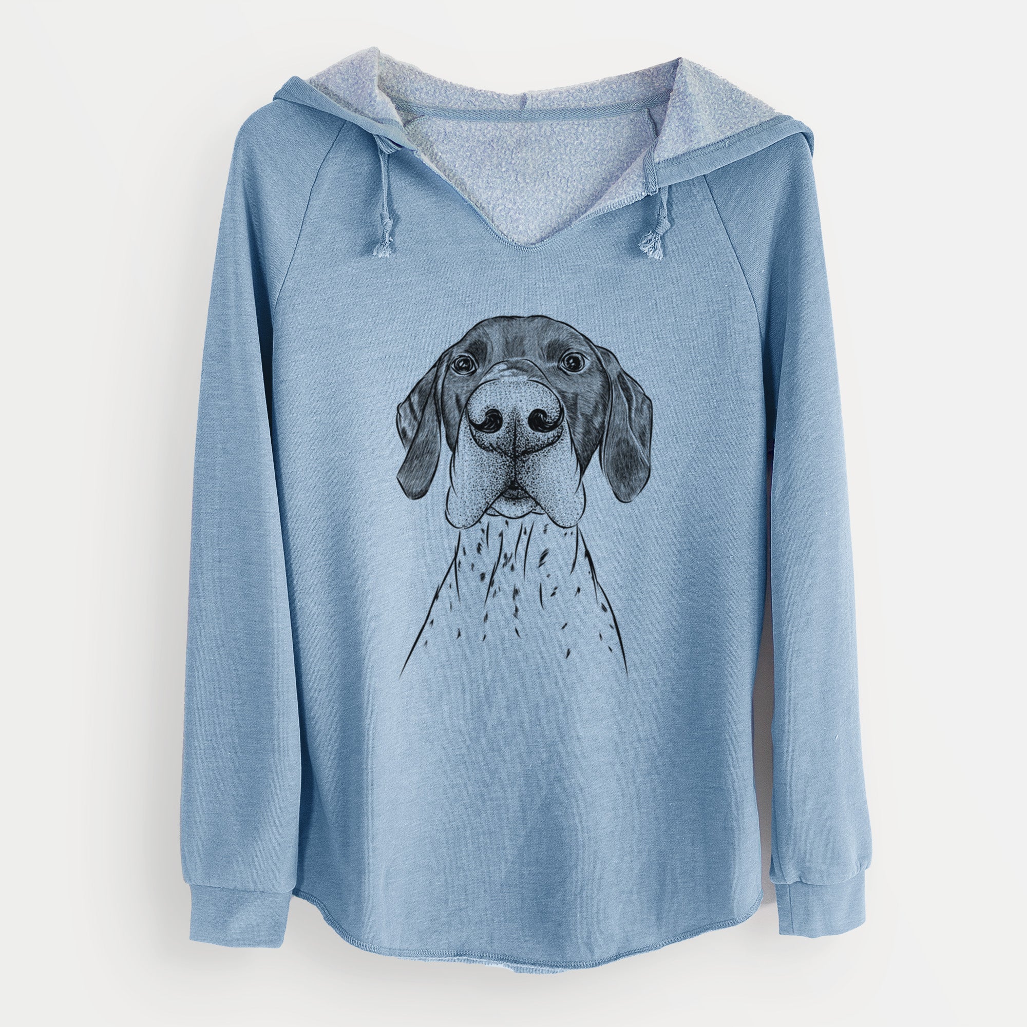 Bare Booze the German Shorthaired Pointer - Cali Wave Hooded Sweatshirt