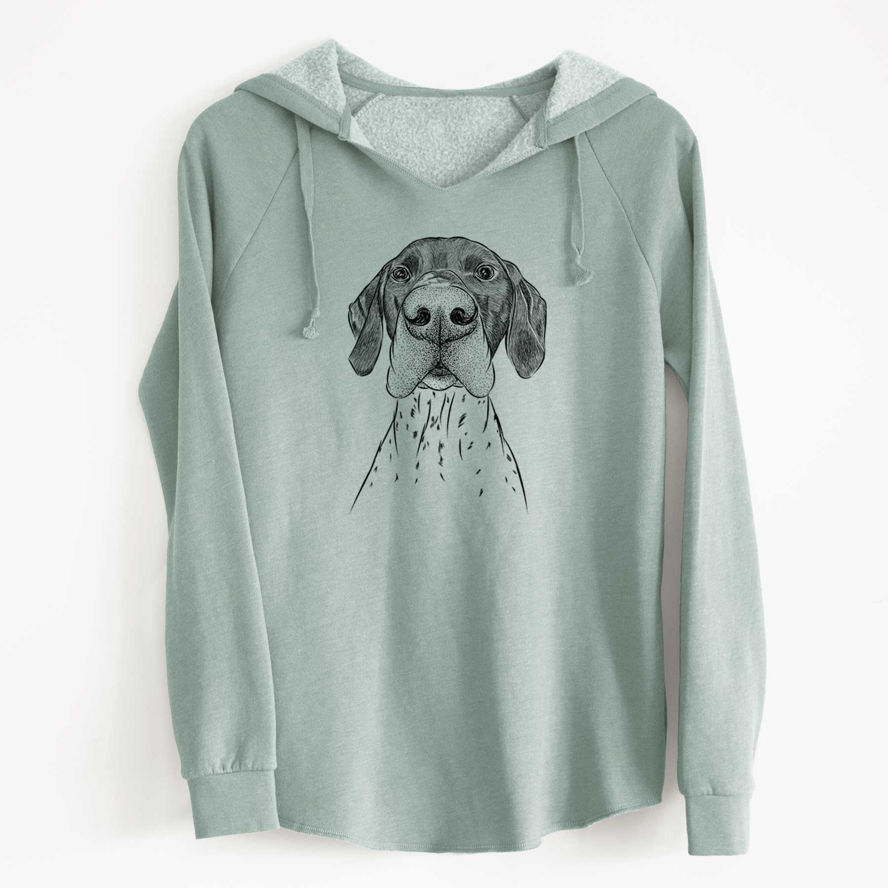 Bare Booze the German Shorthaired Pointer - Cali Wave Hooded Sweatshirt