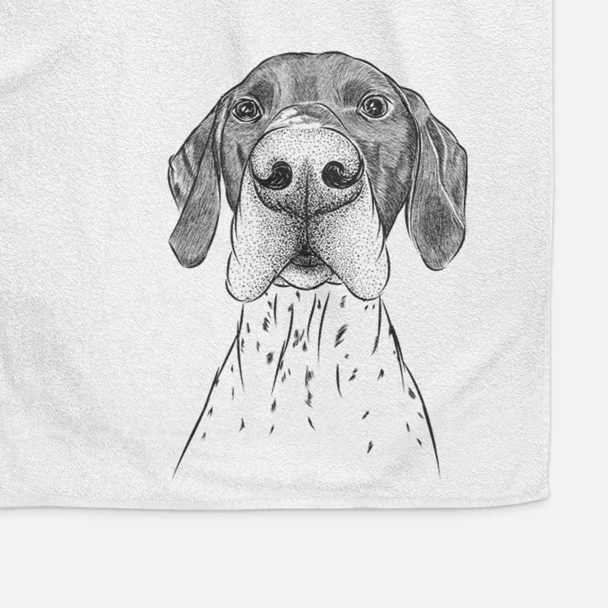 Booze the German Shorthaired Pointer Decorative Hand Towel