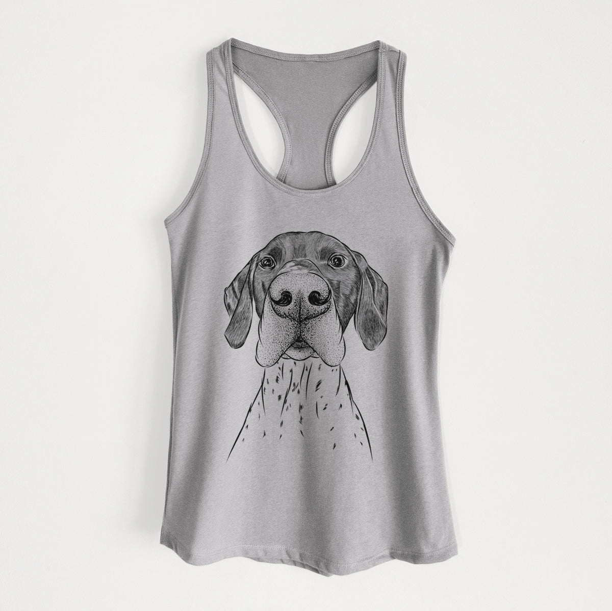 Booze the German Shorthaired Pointer - Women&#39;s Racerback Tanktop