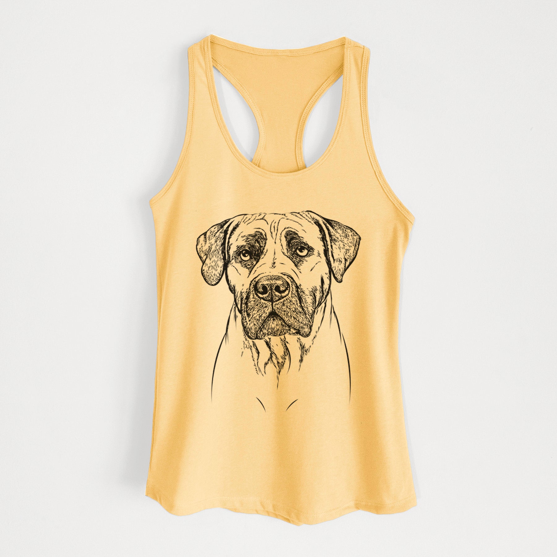 Boris the Boerboel - Women's Racerback Tanktop