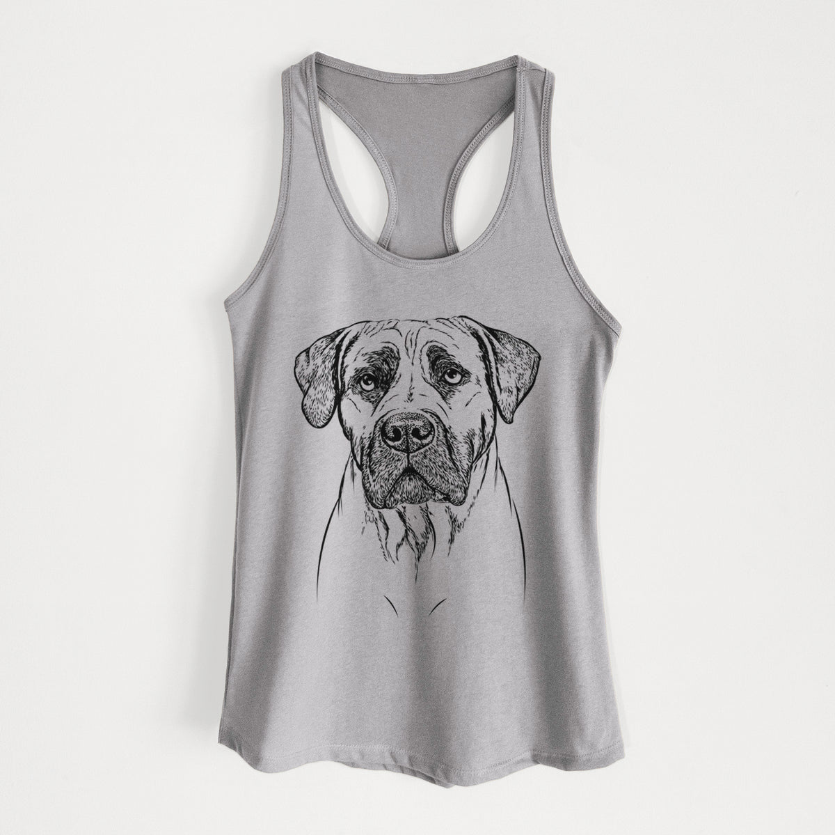 Boris the Boerboel - Women&#39;s Racerback Tanktop