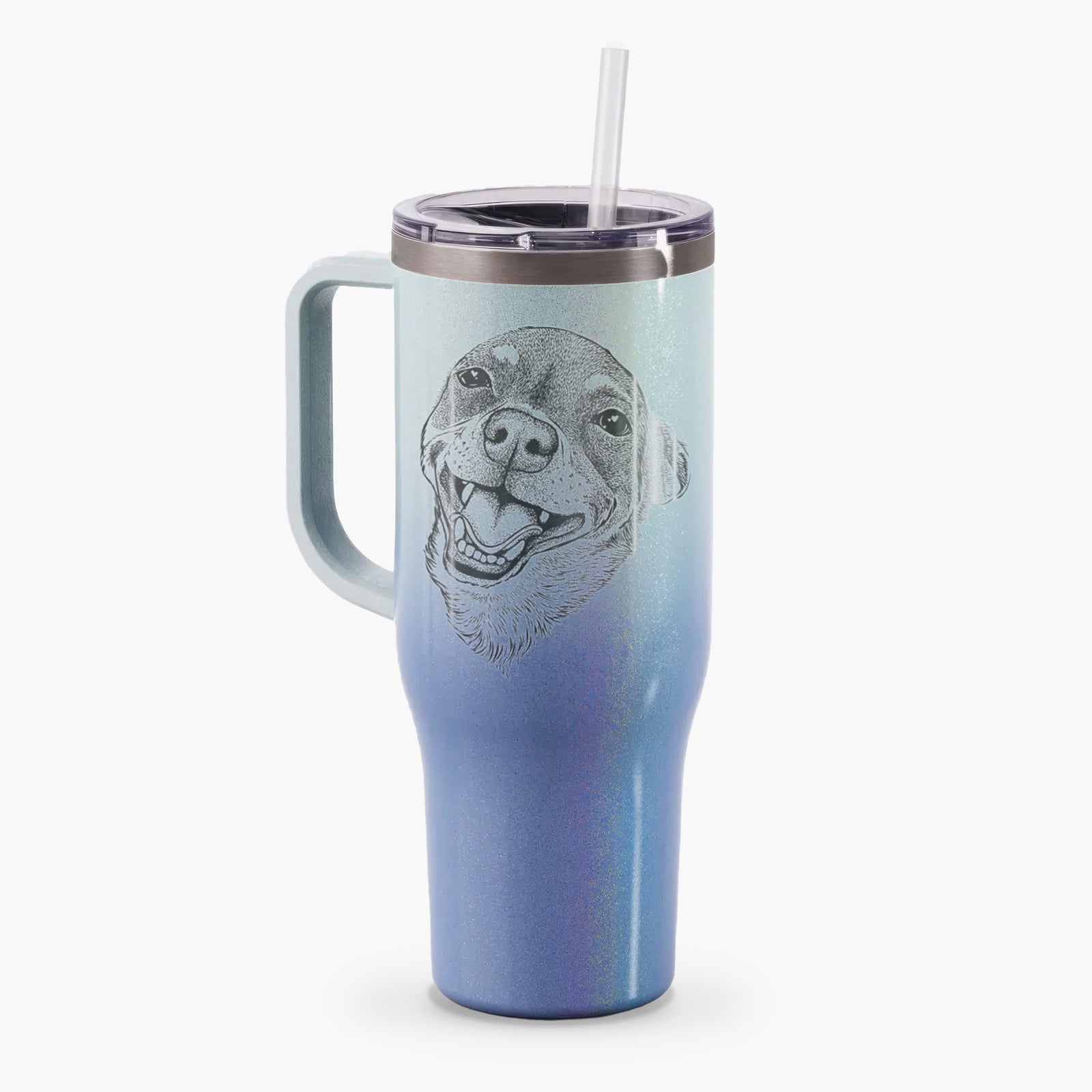 Boss the Chihuahua - 40oz Tumbler with Handle