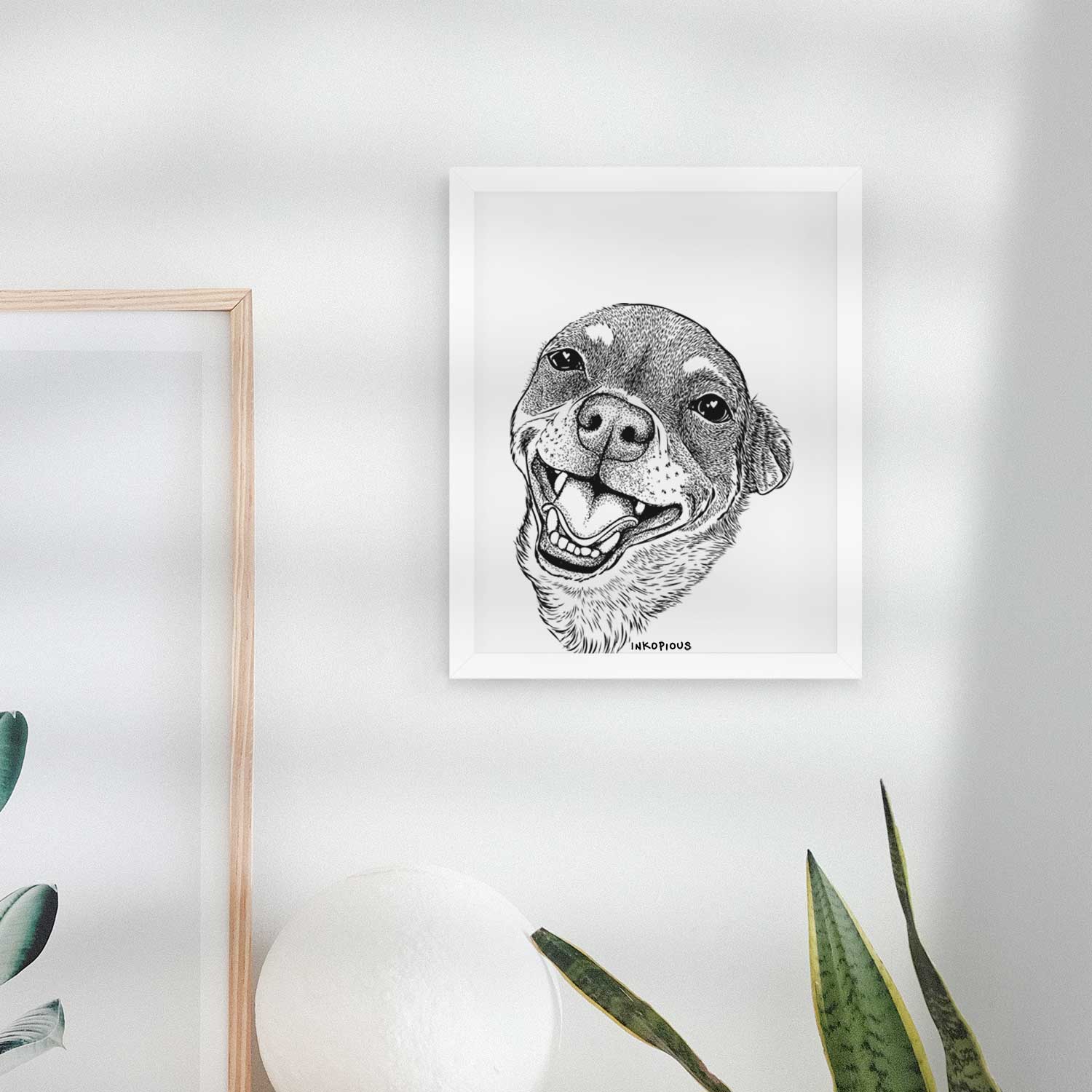 Boss the Chihuahua Art Print