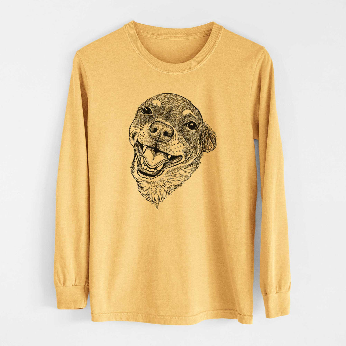 Bare Boss the Chihuahua - Heavyweight 100% Cotton Long Sleeve
