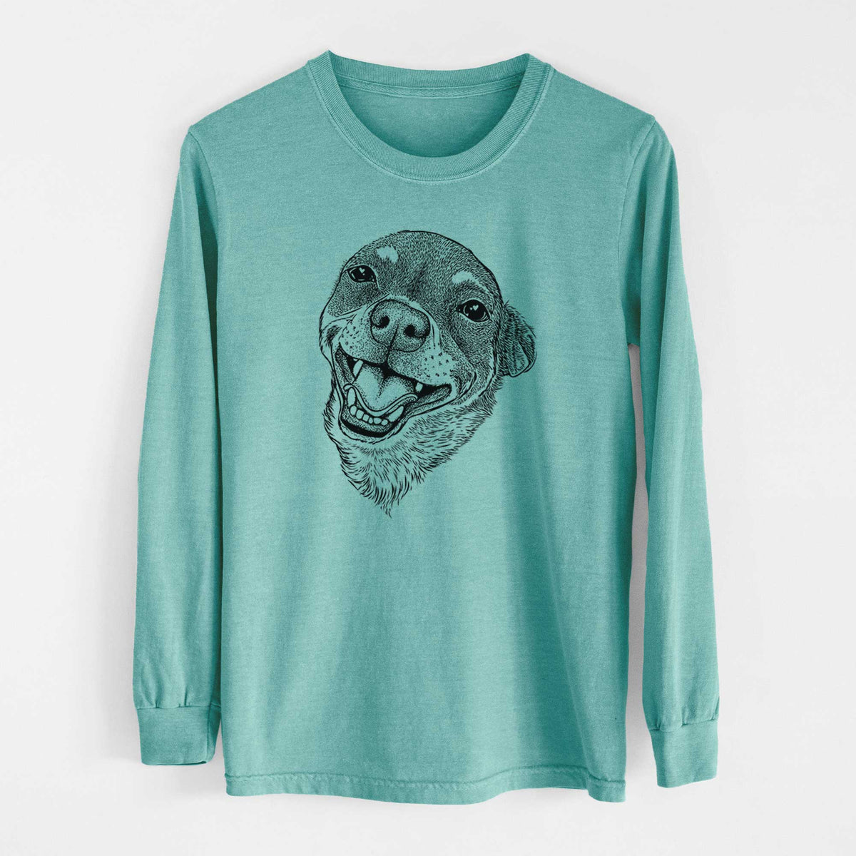 Bare Boss the Chihuahua - Heavyweight 100% Cotton Long Sleeve