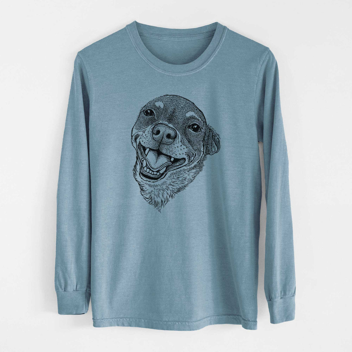 Bare Boss the Chihuahua - Heavyweight 100% Cotton Long Sleeve