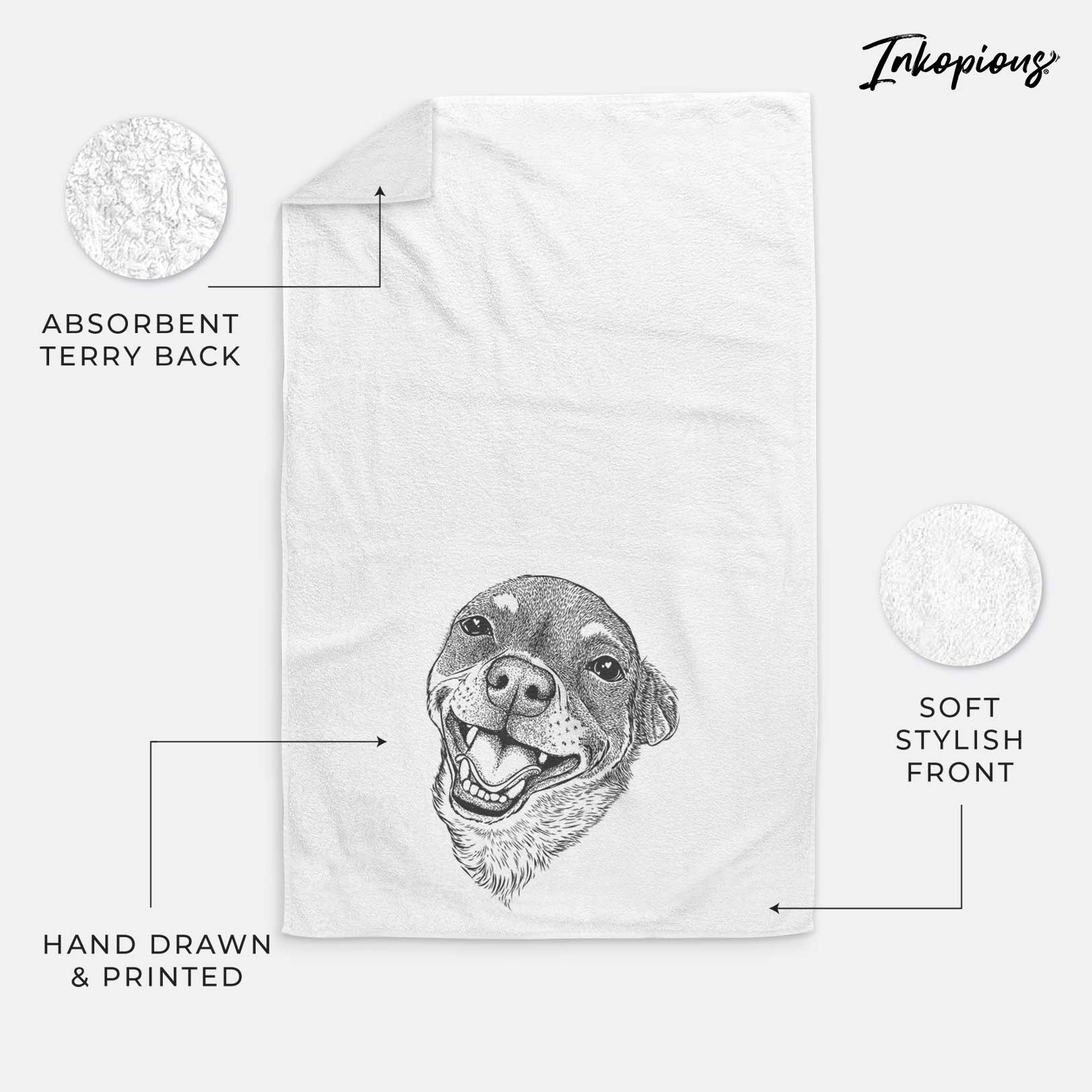 Boss the Chihuahua Decorative Hand Towel