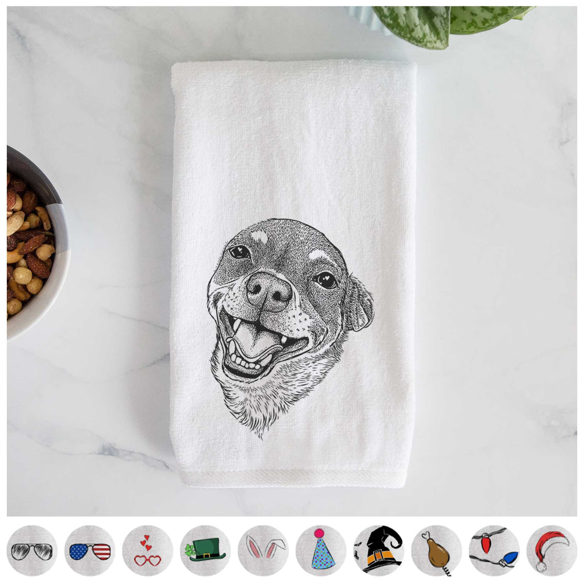 Boss the Chihuahua Decorative Hand Towel