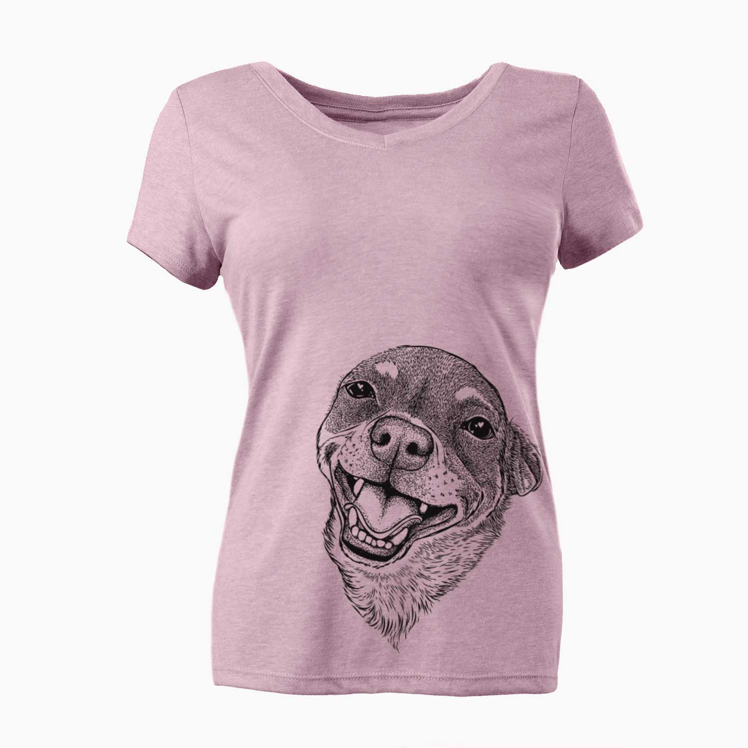 Bare Boss the Chihuahua - Women's V-neck Shirt