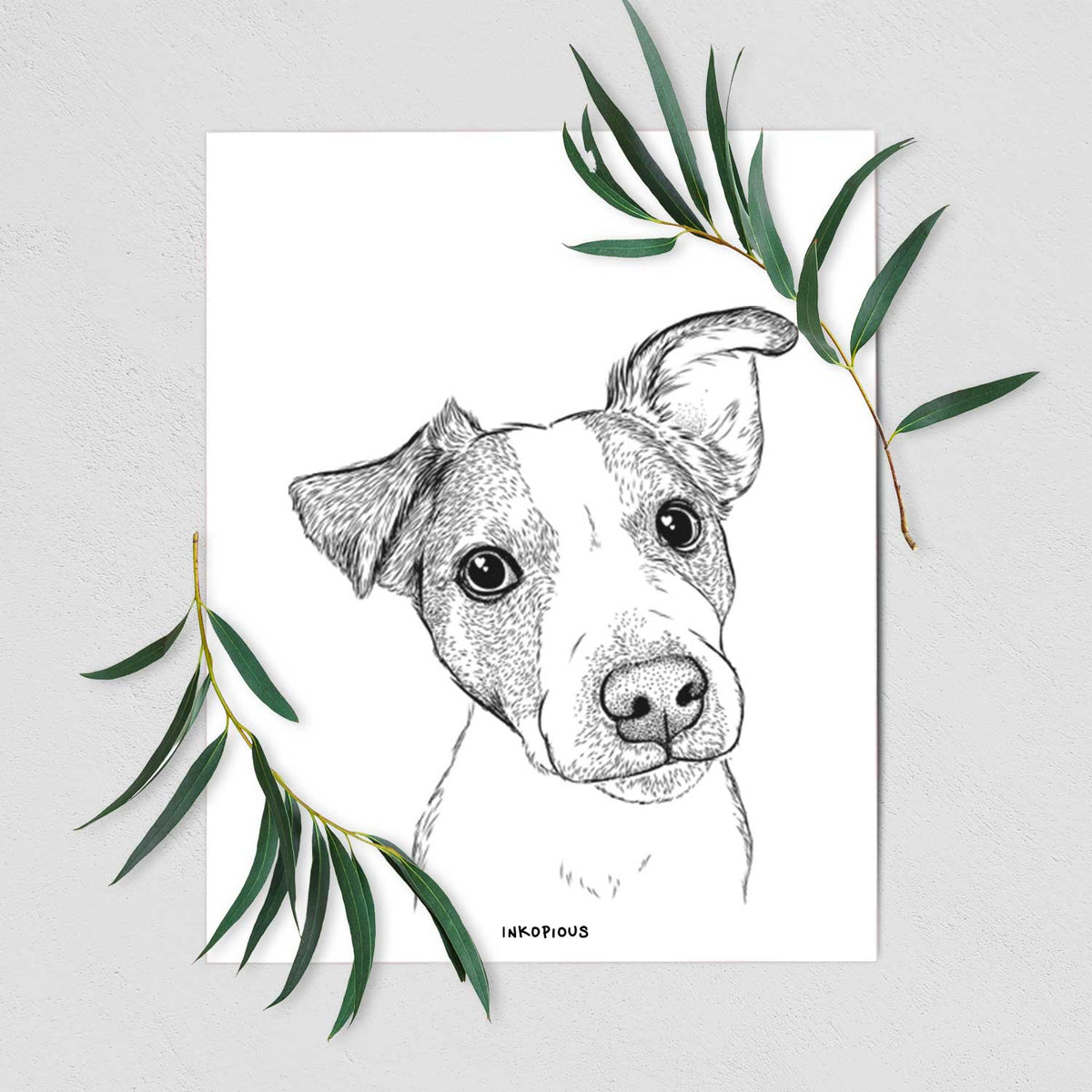 Bosse the Jack Russell Terrier Art Print