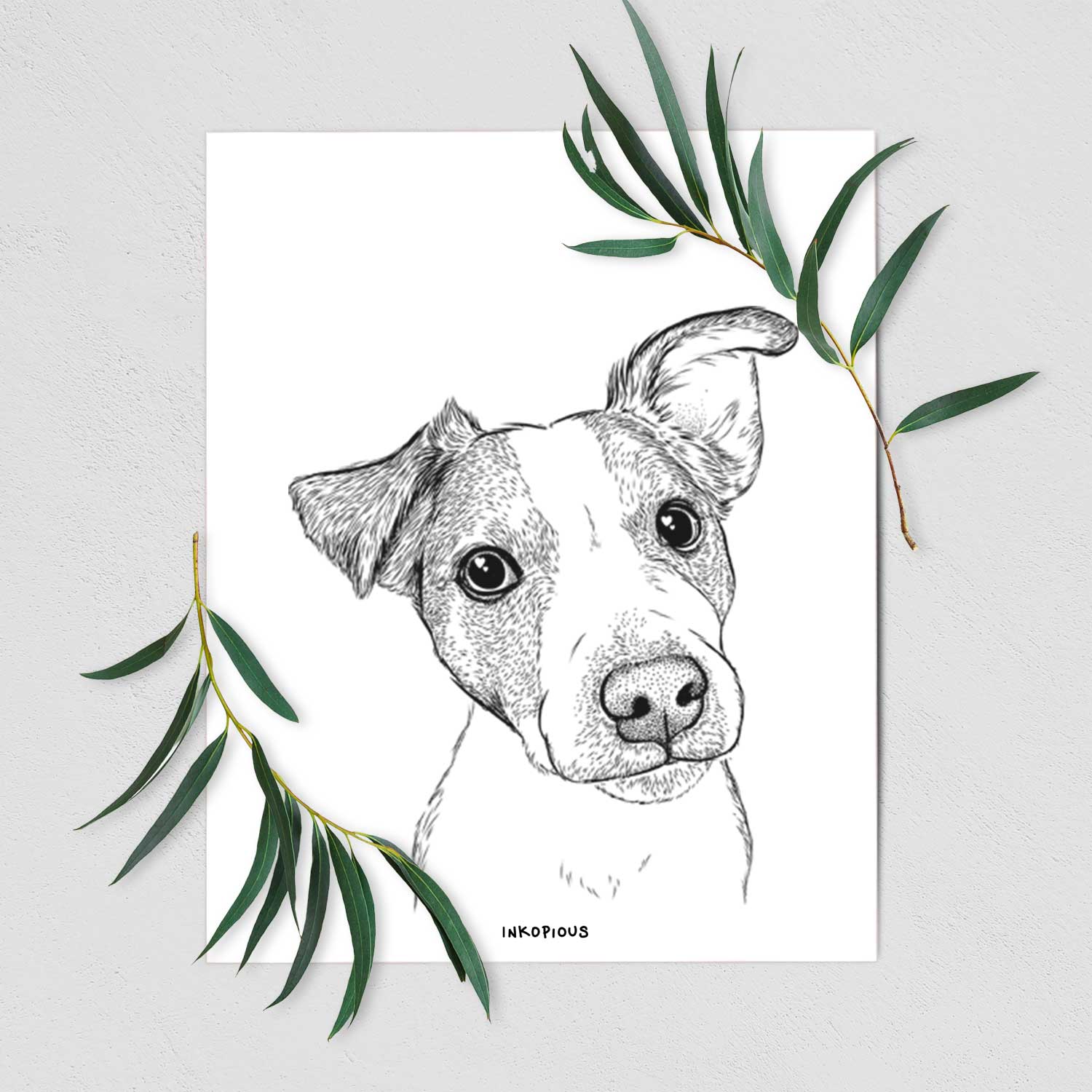 Bosse the Jack Russell Terrier Art Print