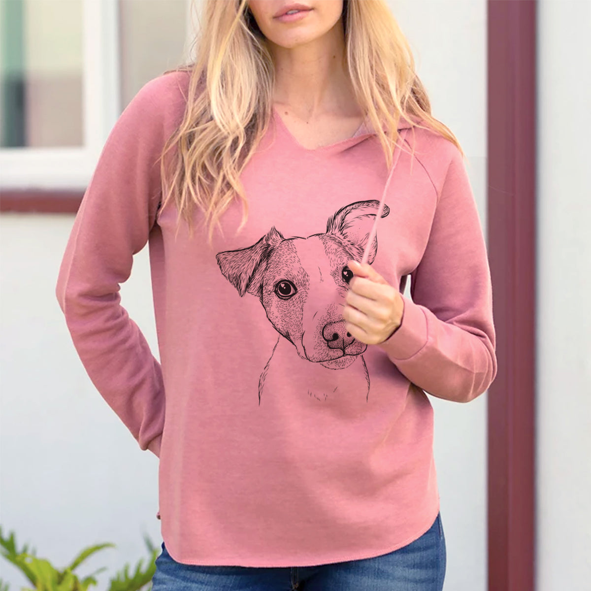 Bare Bosse the Jack Russell Terrier - Cali Wave Hooded Sweatshirt