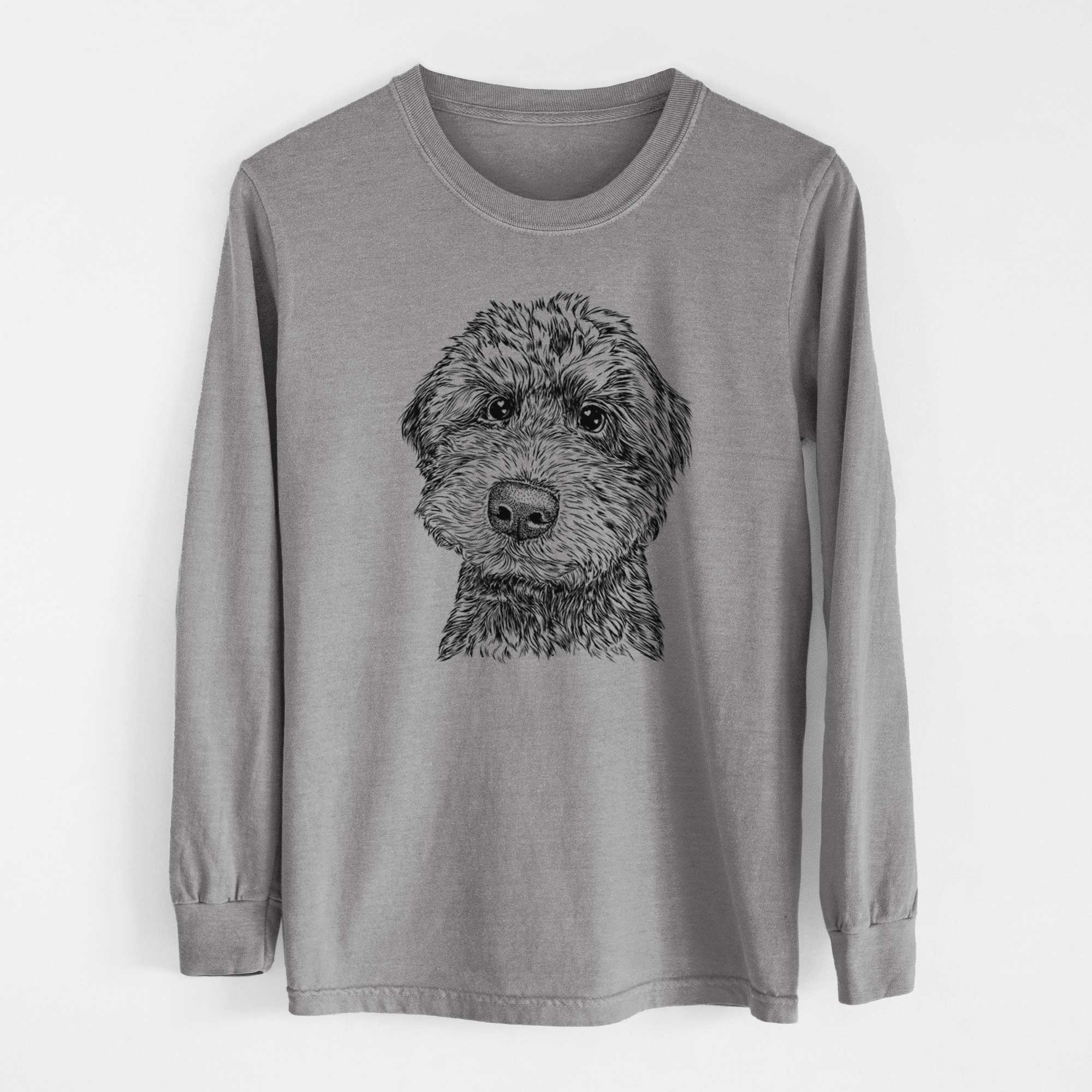 Bare Bowser the Whoodle - Heavyweight 100% Cotton Long Sleeve